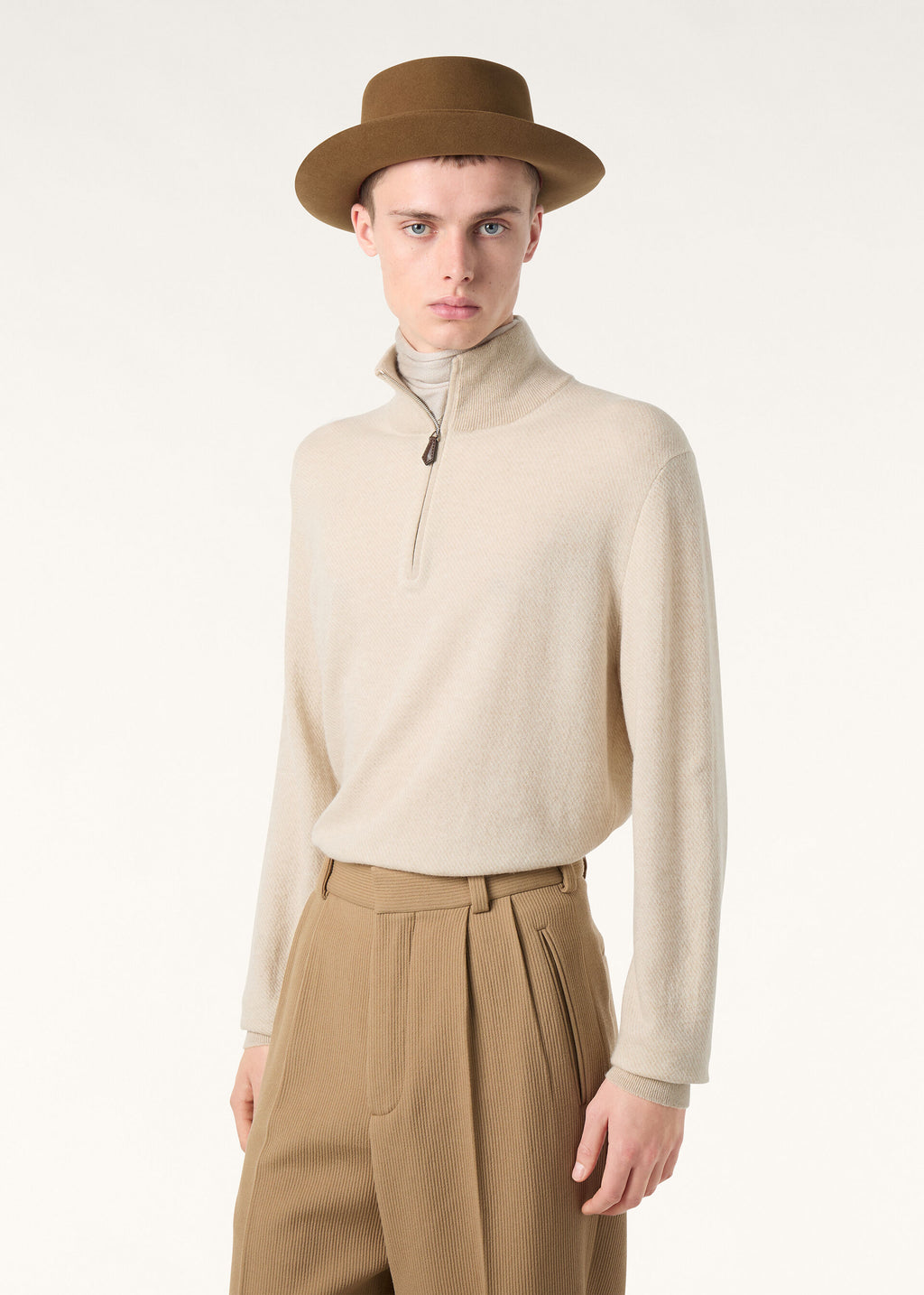 Roadster Sweater - Natural Melange/Nougat