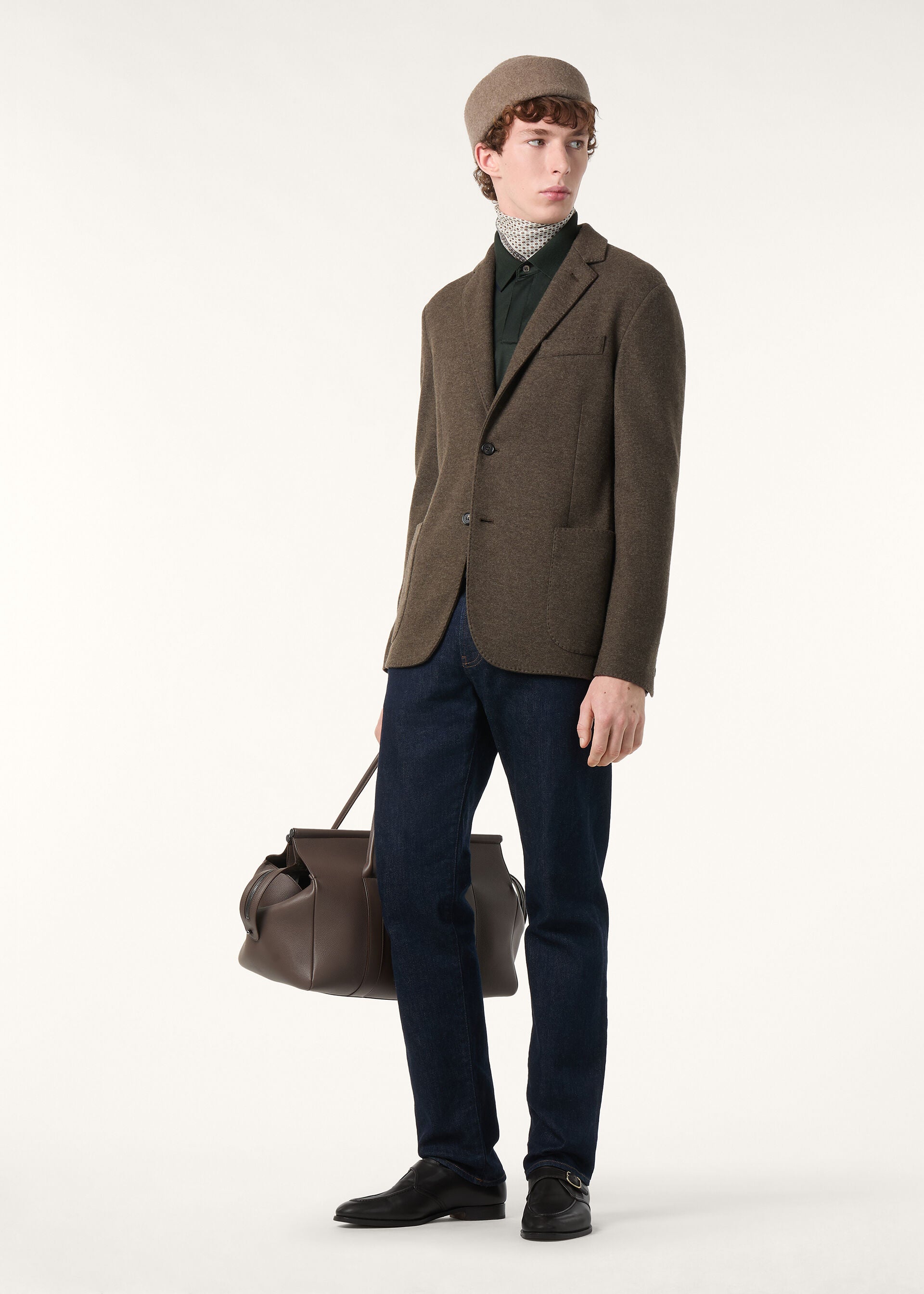 Novalis Sweater Jacket - Deep Oak