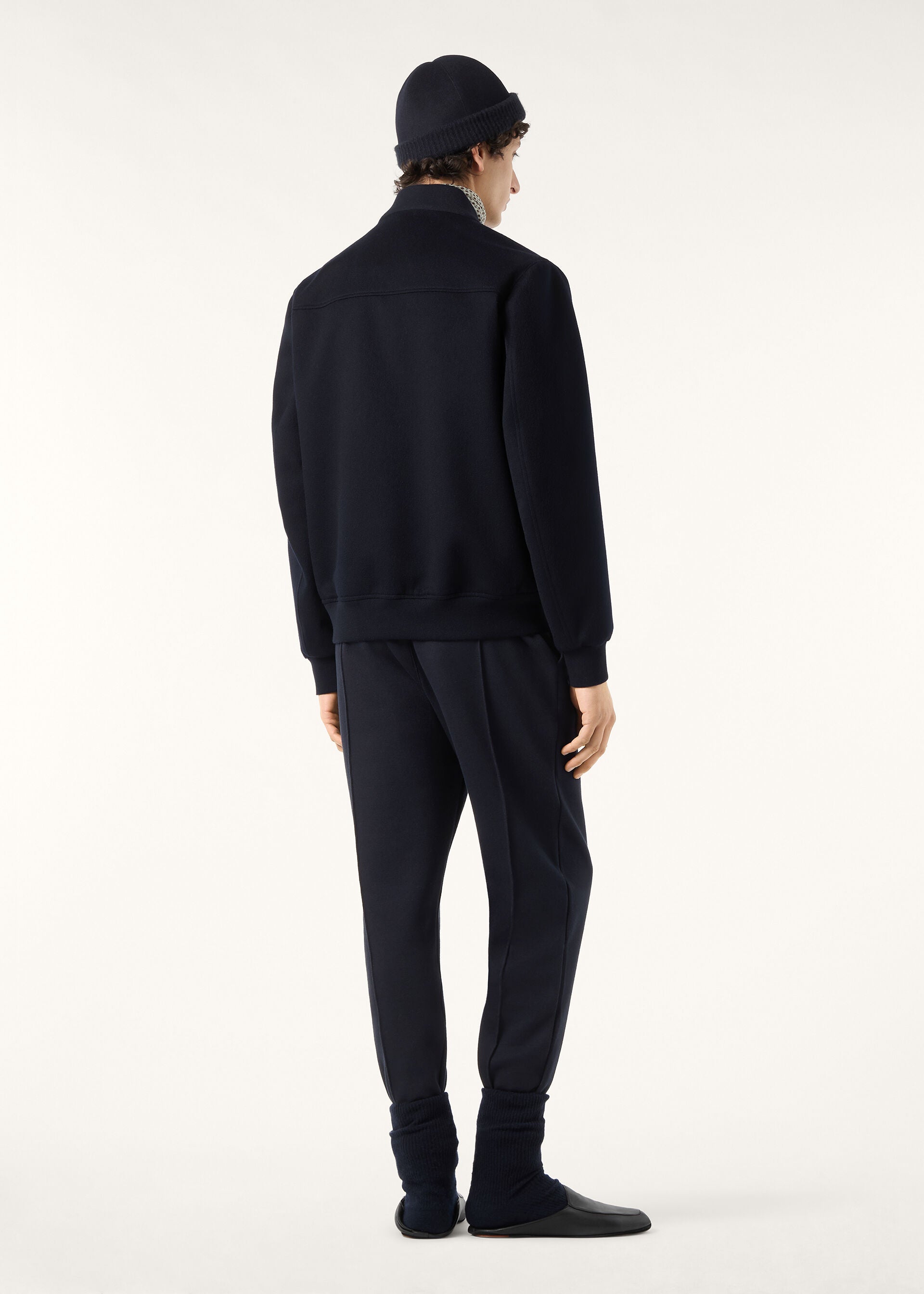 Ivy Bomber Jacket - Navy Blue