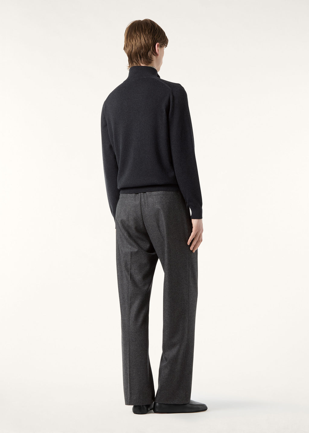 Classic Half-Zip - Black/Gray Melange