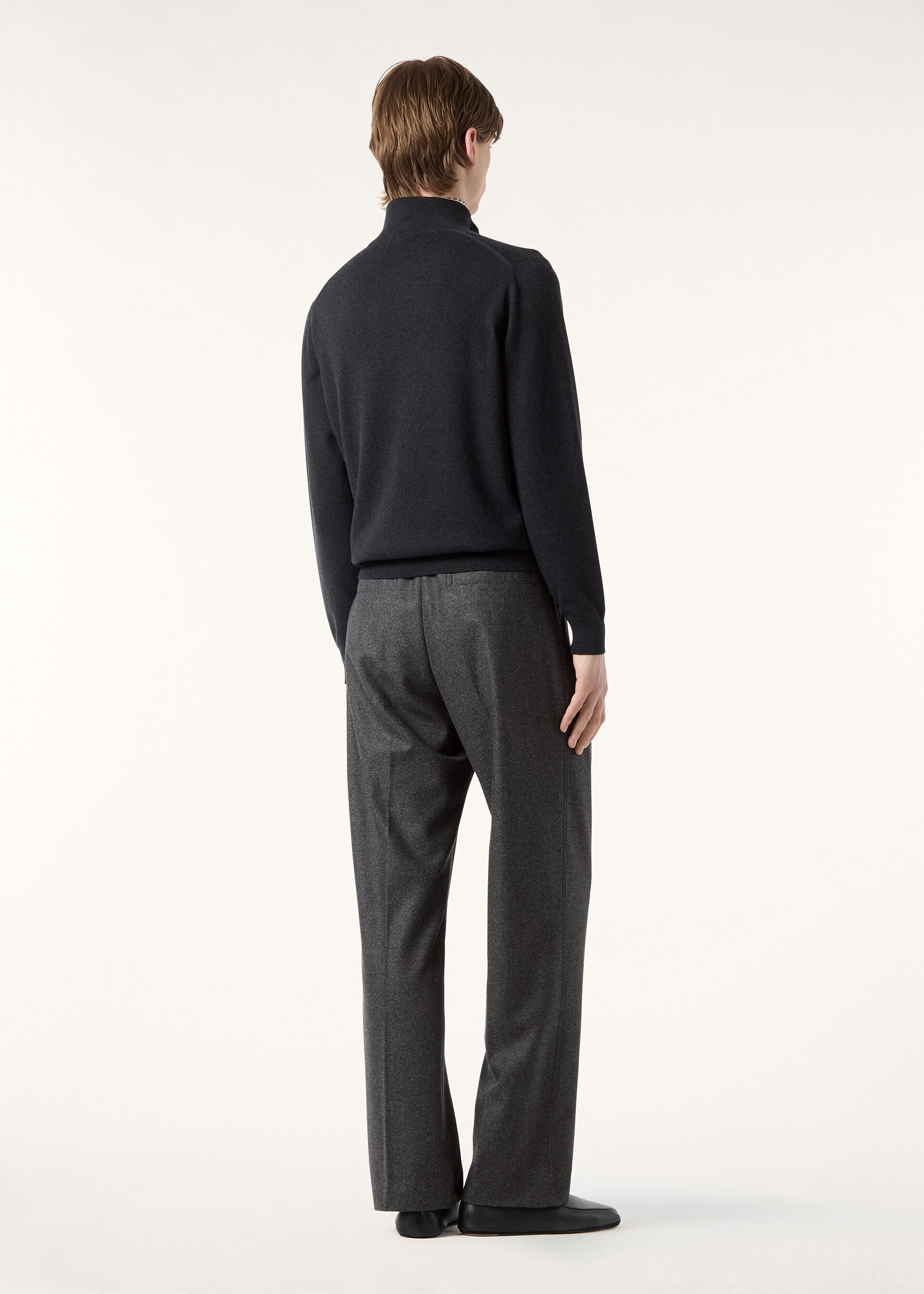 Classic Half-Zip - Black/Gray Melange