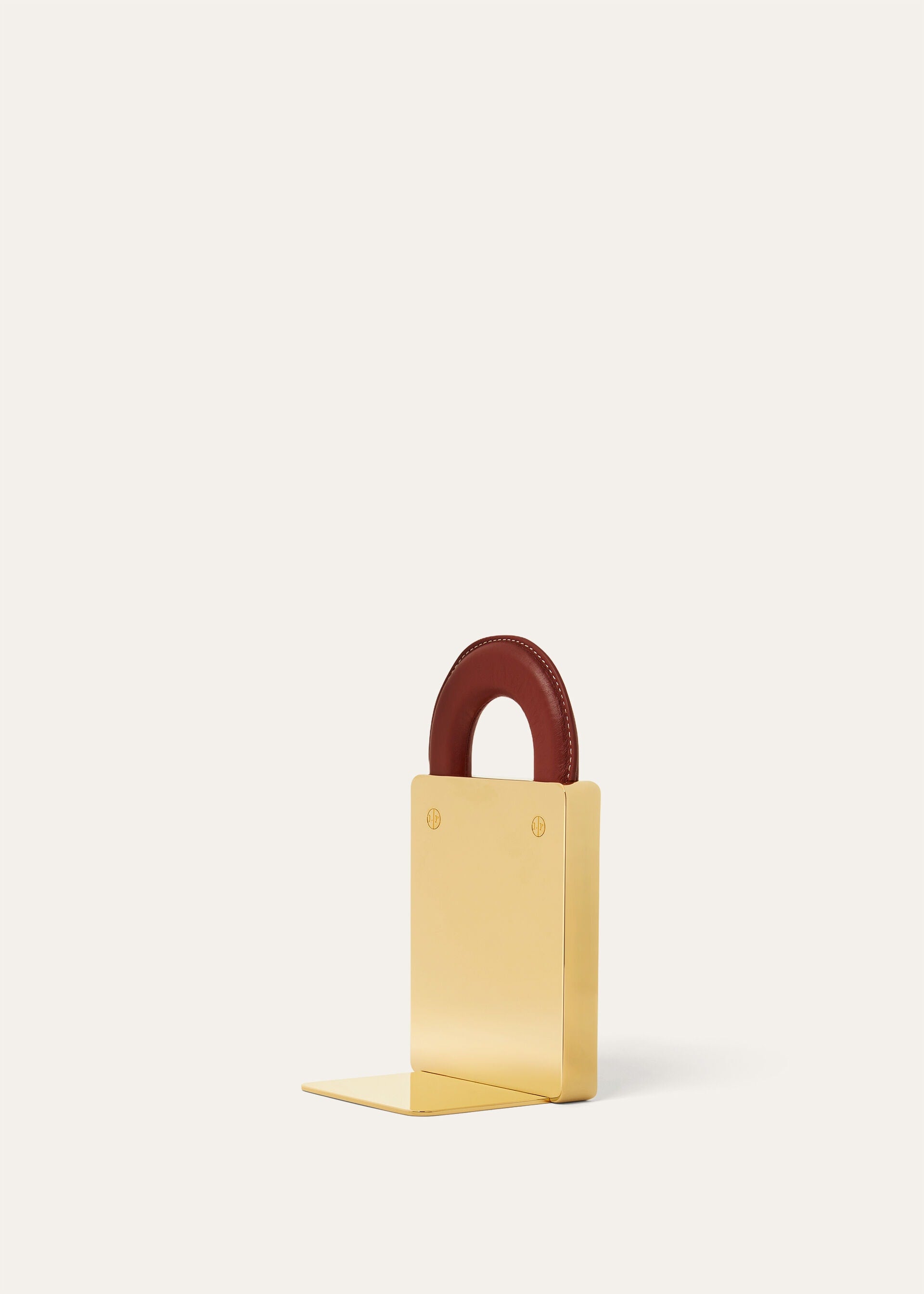 Lock Charm Bookends - Sun Gold/Deep Kummel