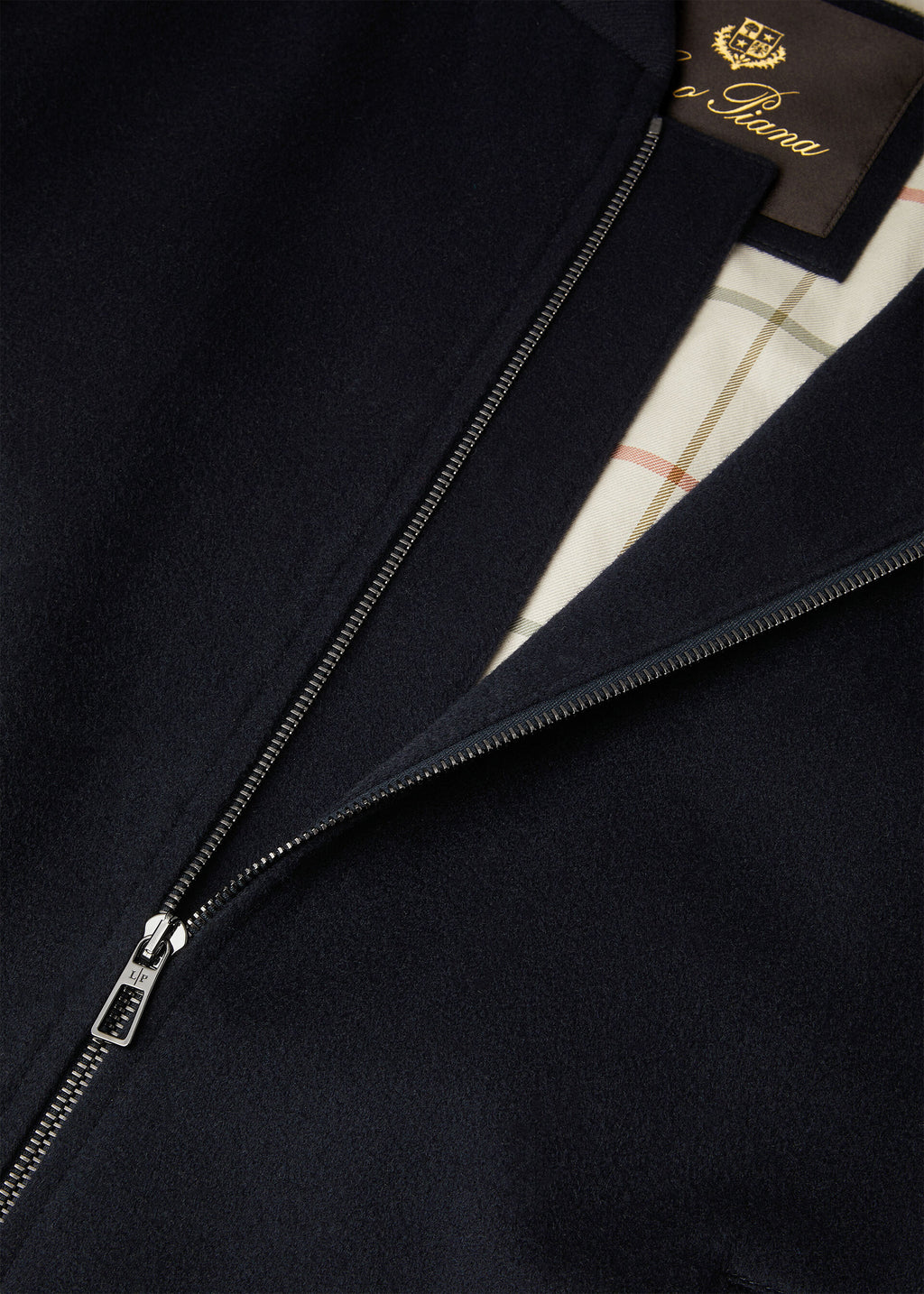Ivy Bomber Jacket - Navy Blue