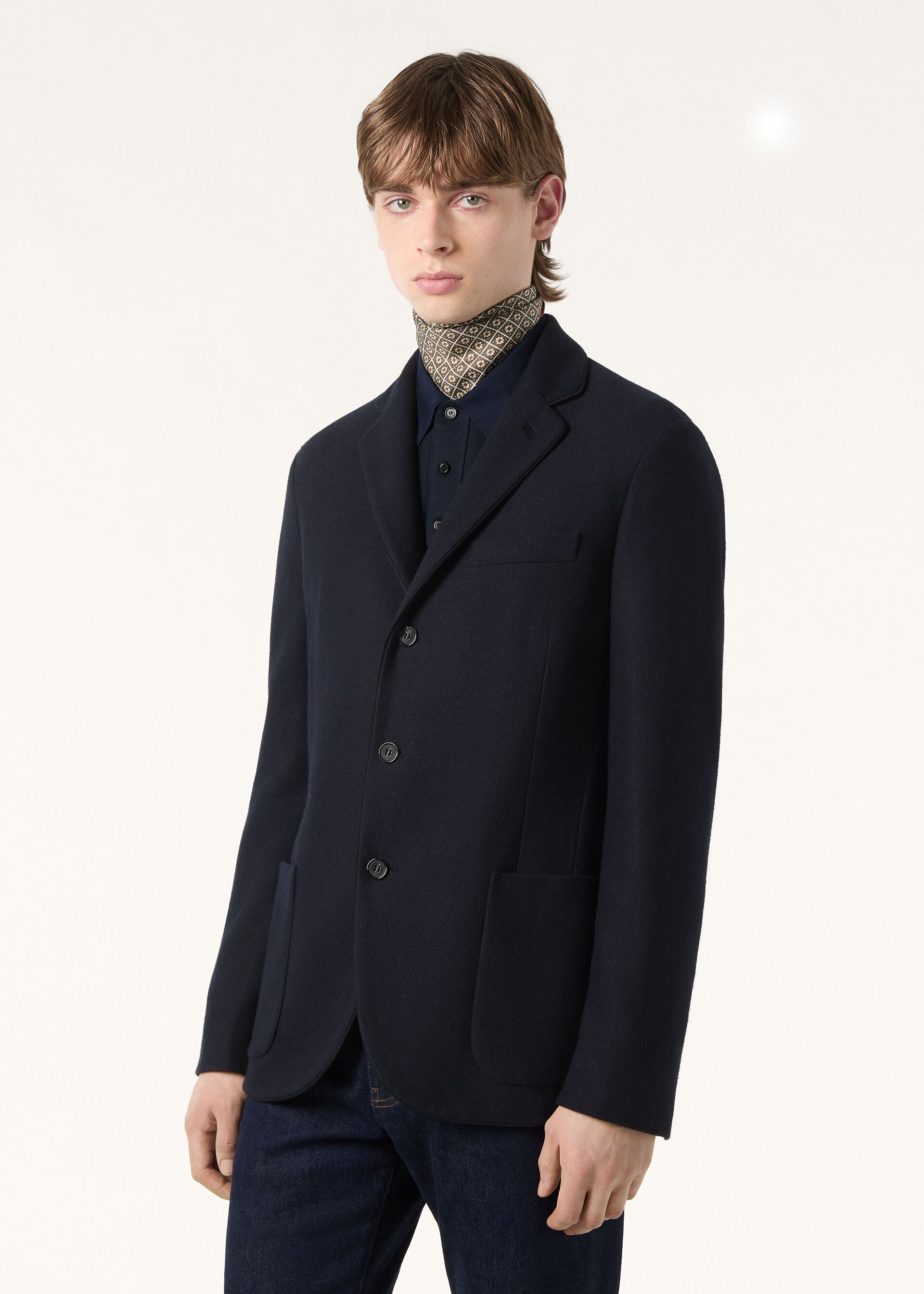 Sweater Jacket - Navy Blue