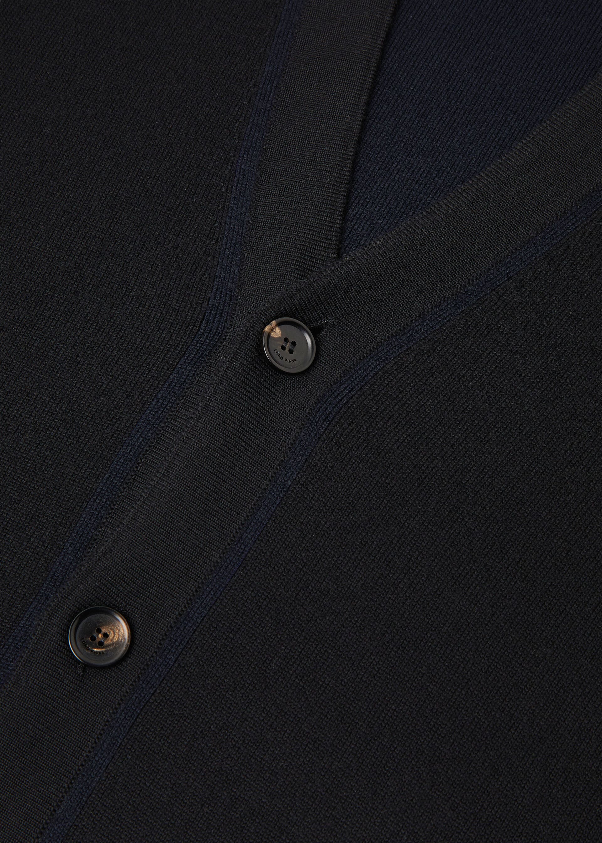 The Gift of Kings® Cardigan - Black/Blue