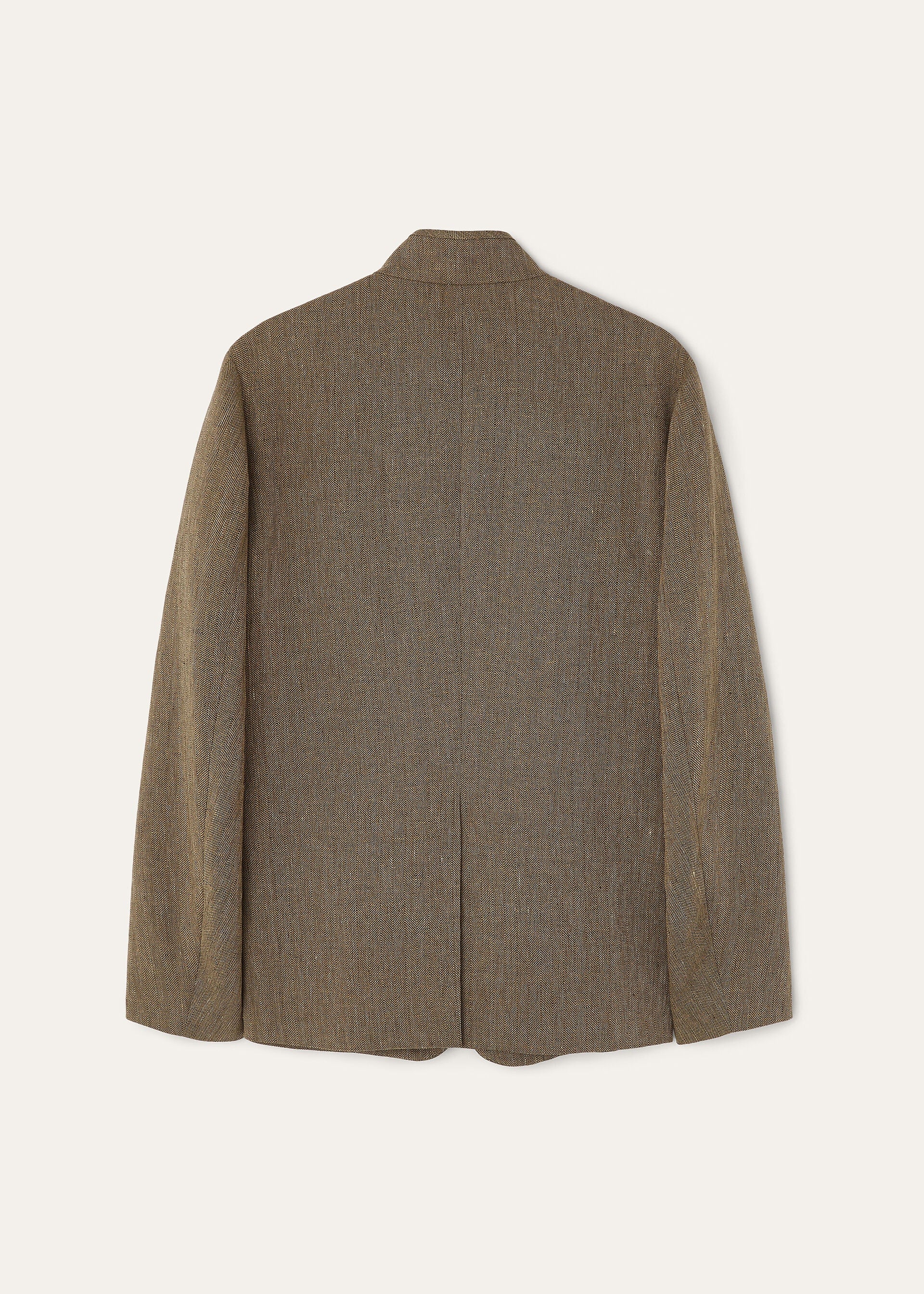 Spagna Jacket - Brown Chevron