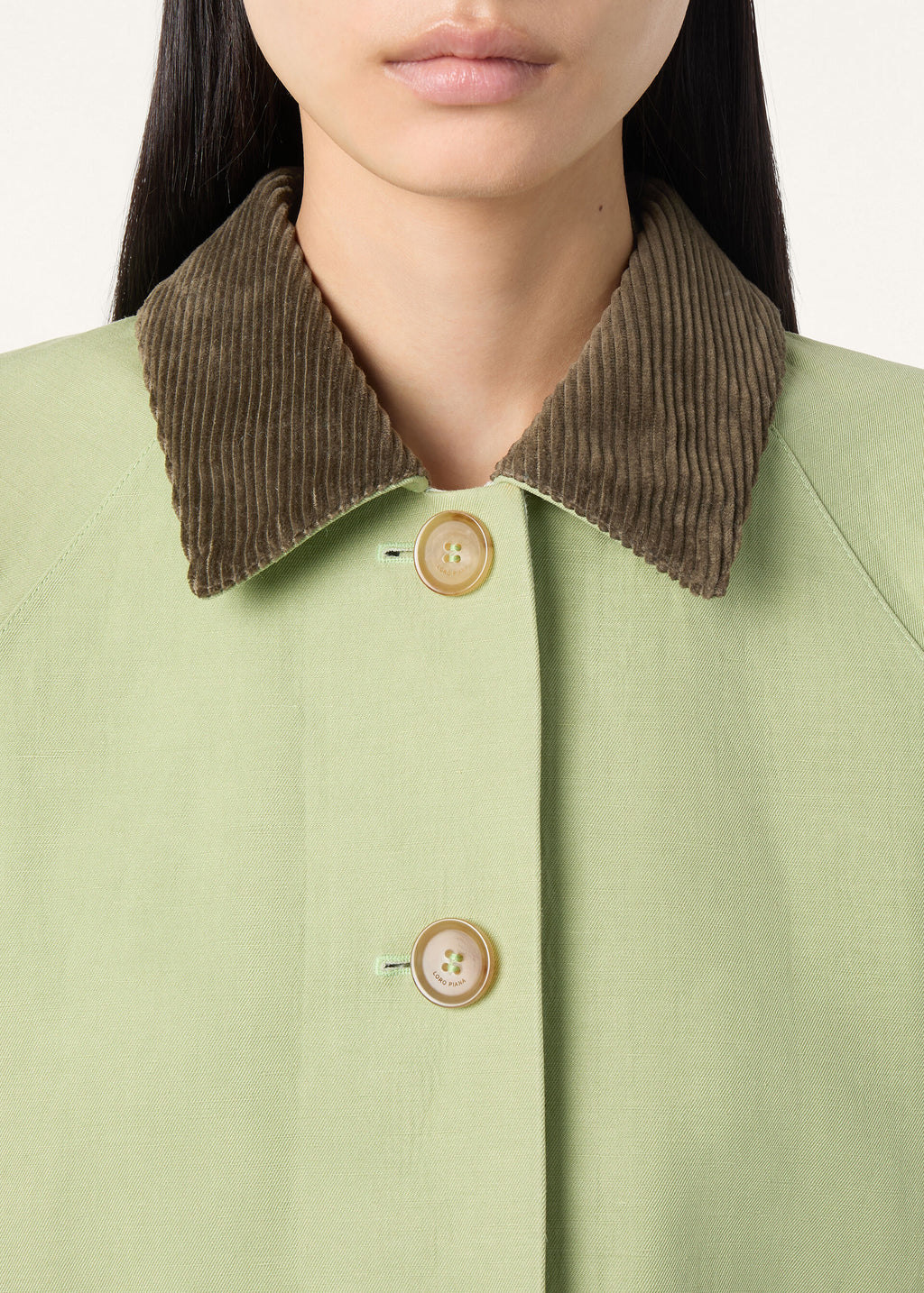 Broderick Coat - Thistle Green