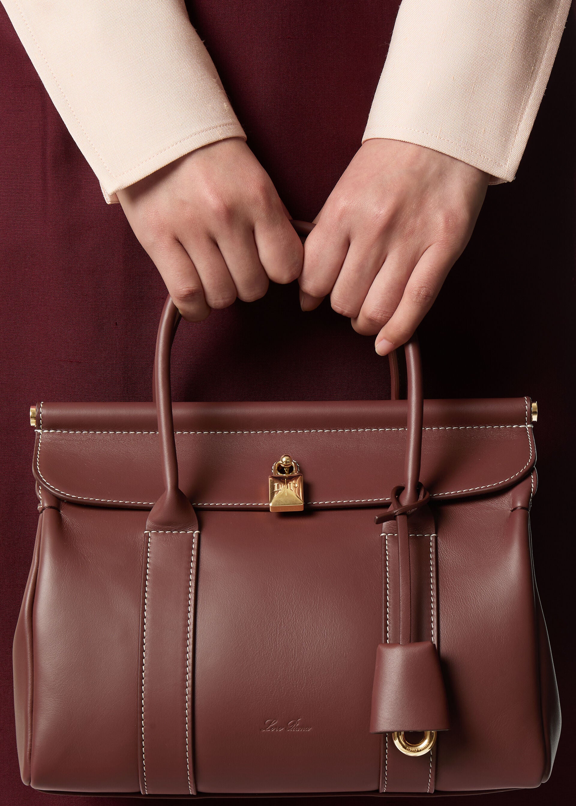 Loom bag L25 - Smoked Caramel/Sun Gold