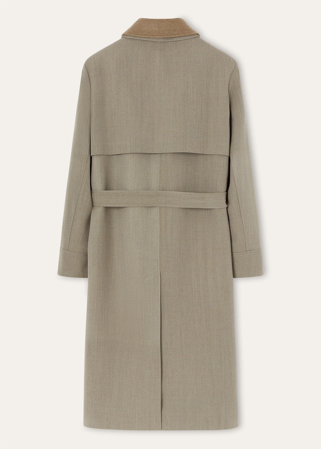 Winston Coat - Green Chevron