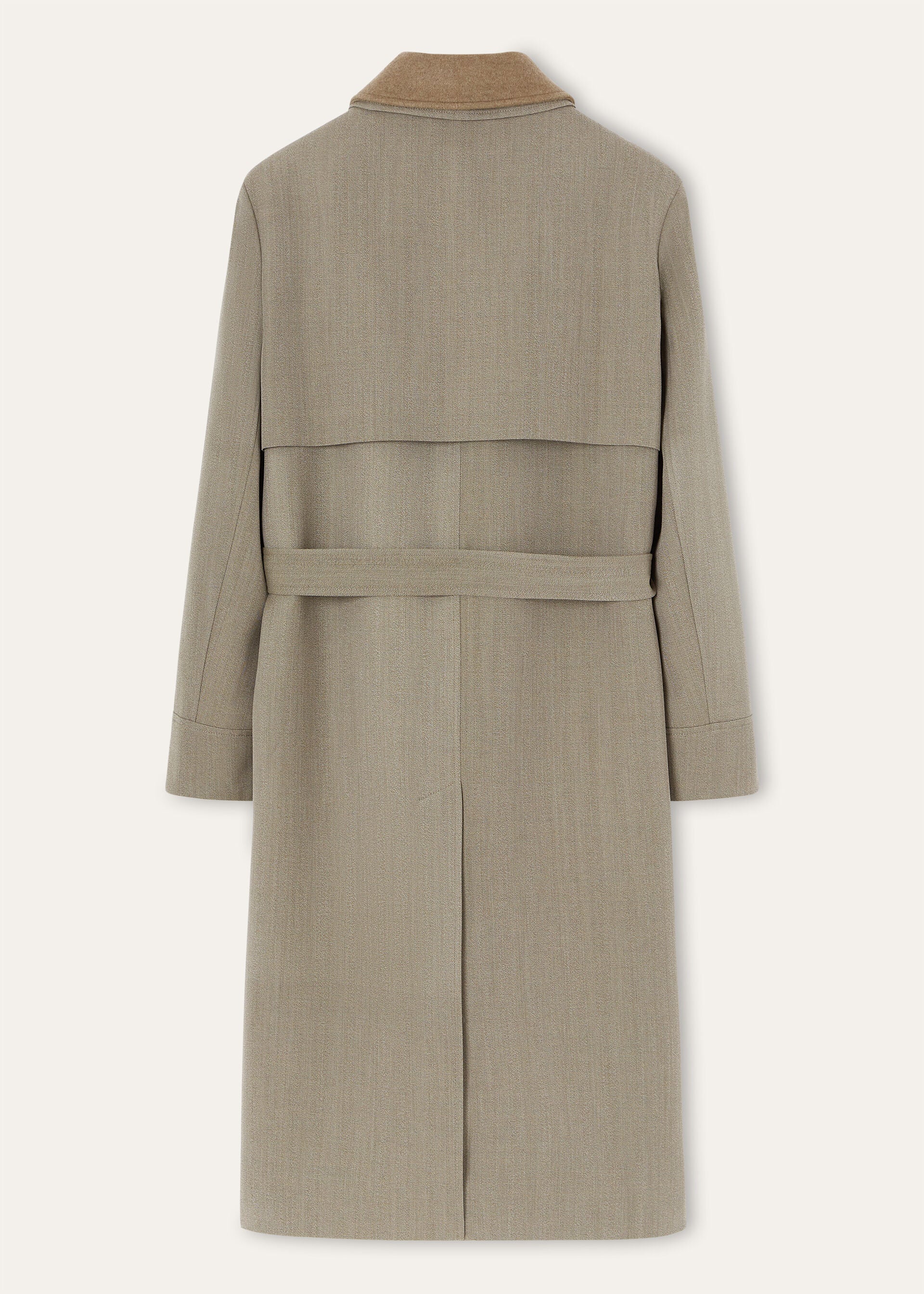 Winston Coat - Green Chevron