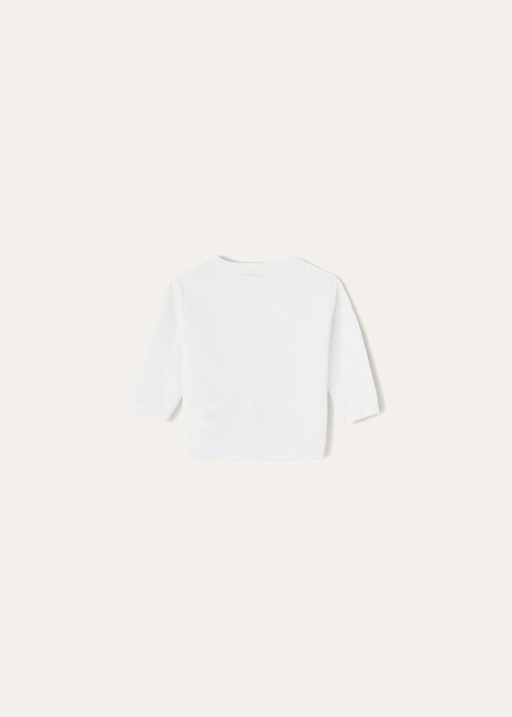 Baby Sunrise Cardigan - Optical White