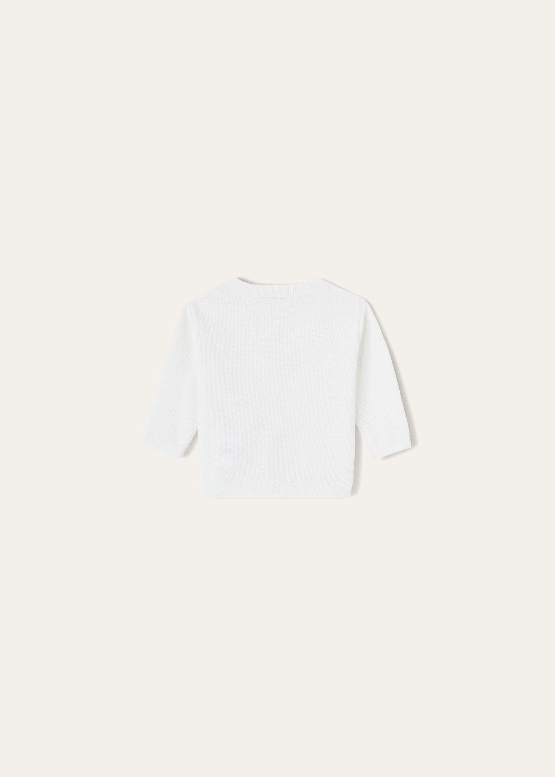 Baby Sunrise Cardigan - Optical White