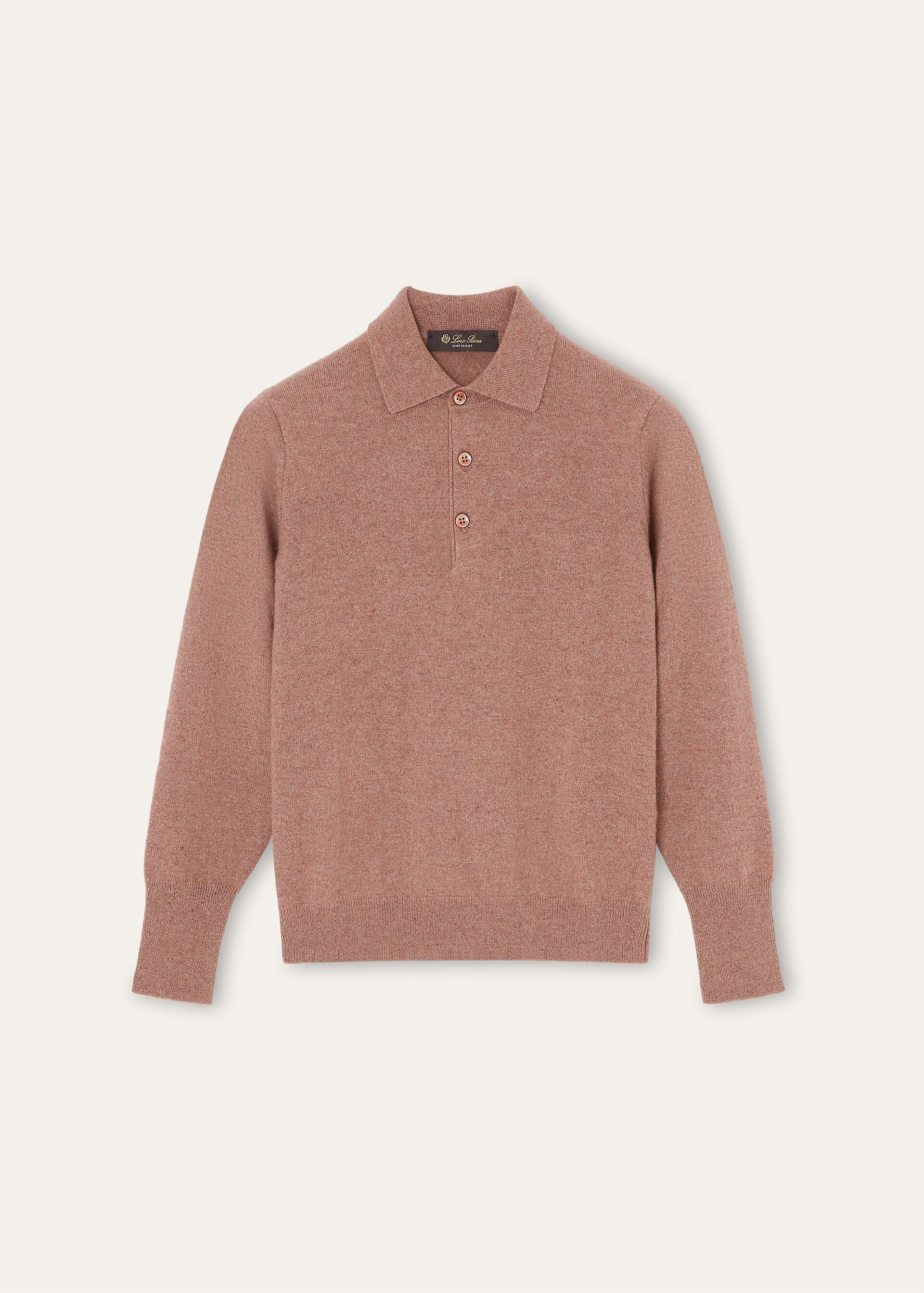 Loro Polo Shirt - Red Sand Melange