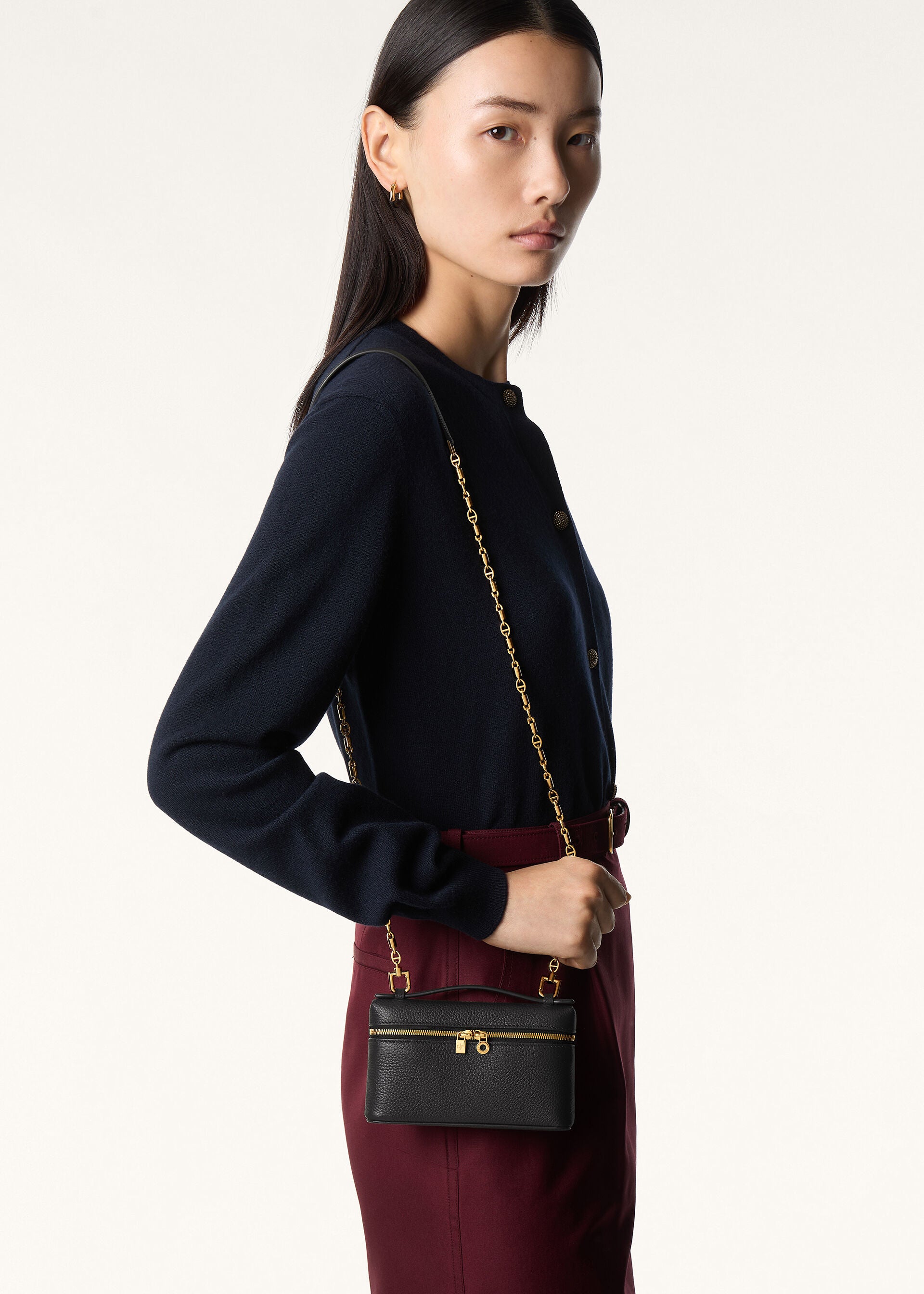 Extra Pocket Mini Pouch - Black/Sun Gold
