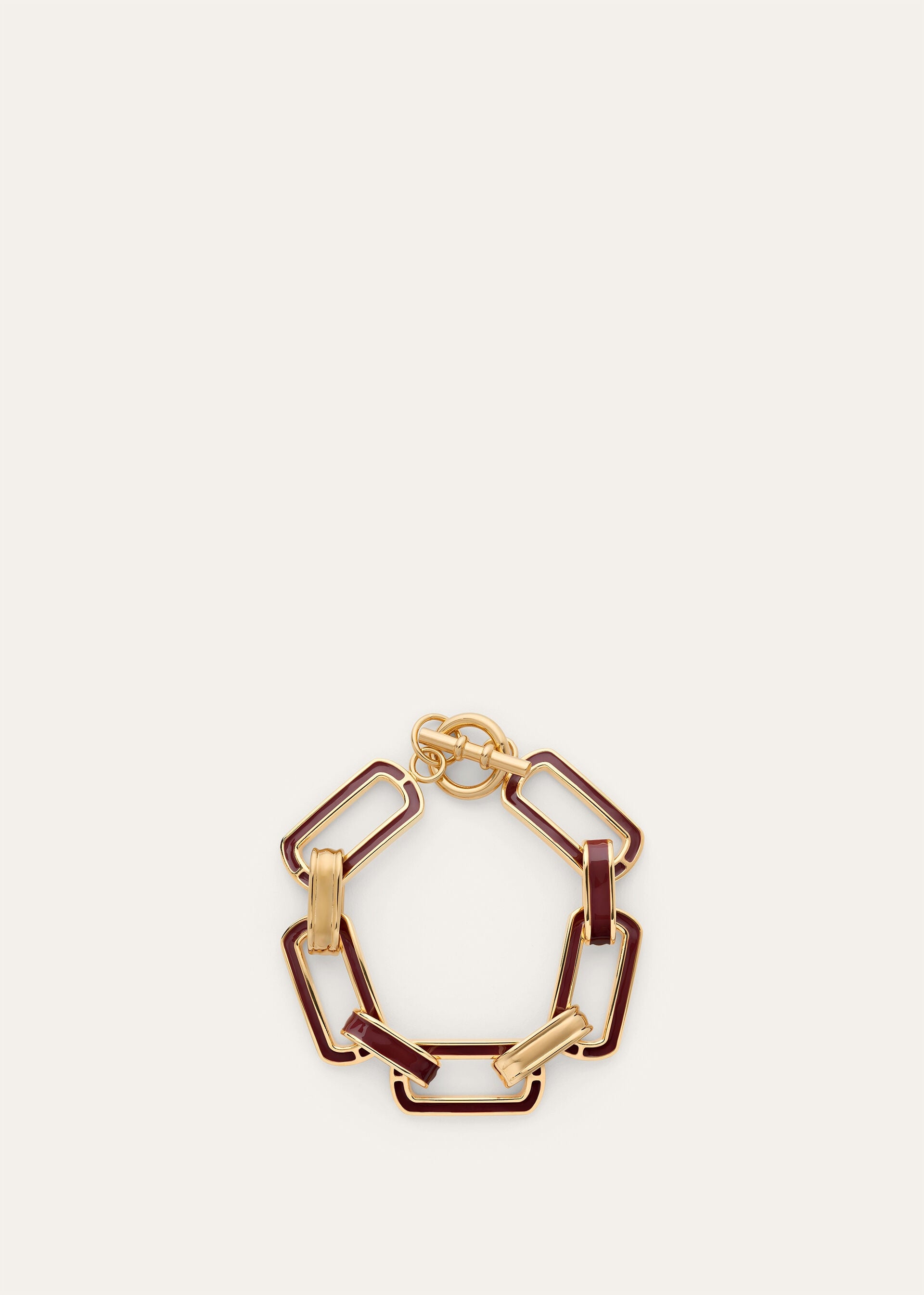Link Chain Bracelet - Sun Gold/Deep Kummel