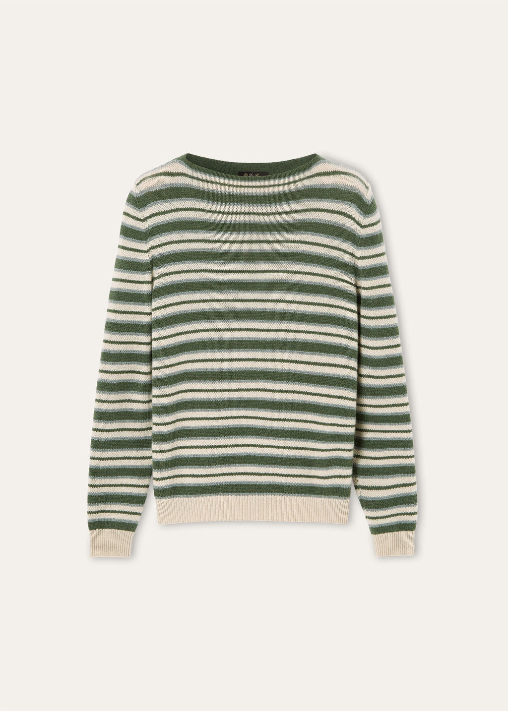 Fobello Crewneck - Green Natural Gray