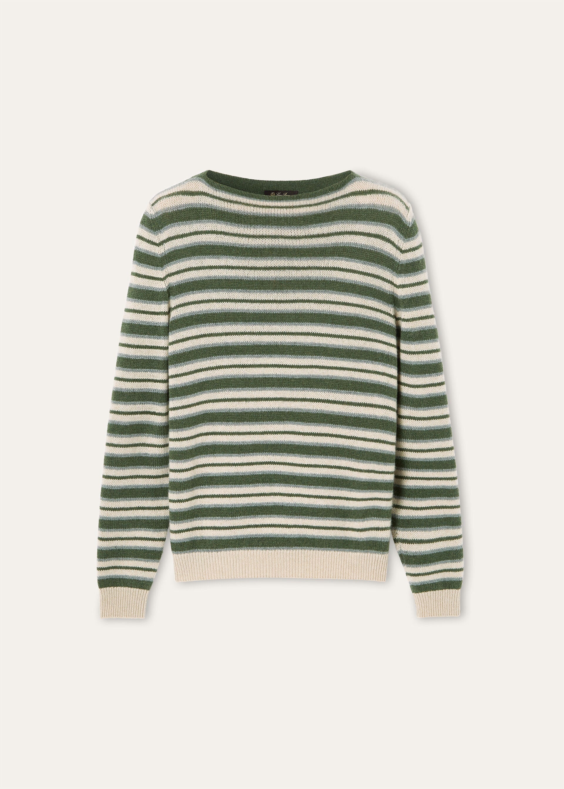 Fobello Crewneck - Green Natural Gray