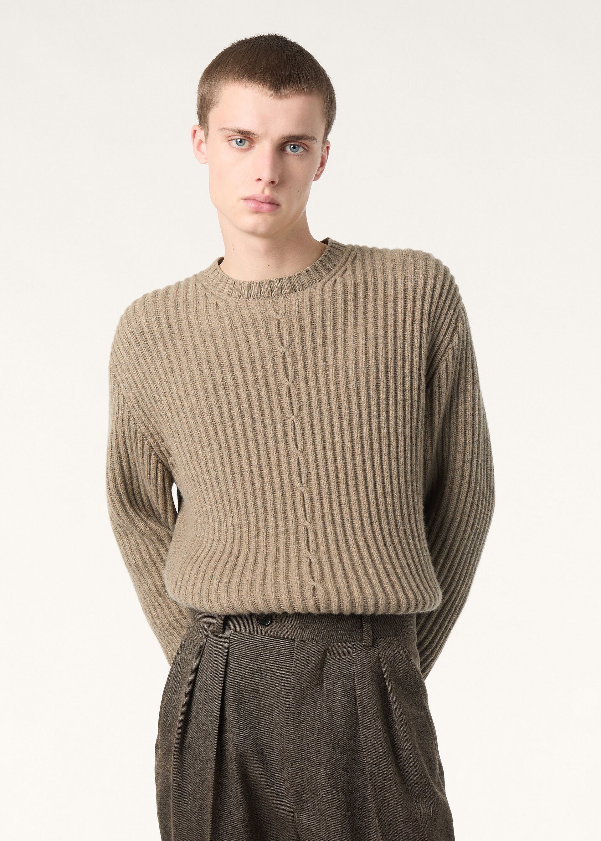 Plane Tree Crewneck - Frozen Blade Grass