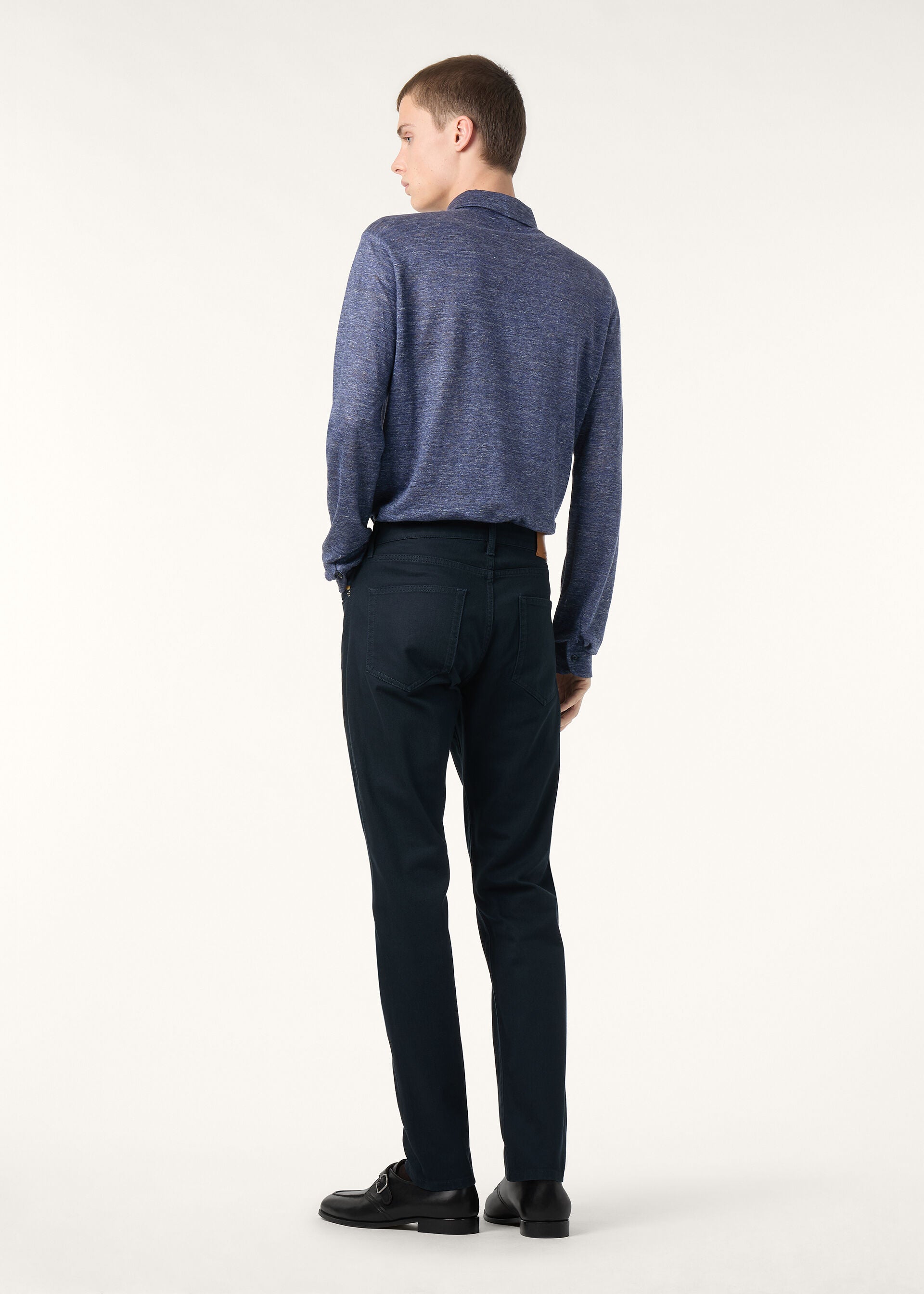 Gargano Polo Shirt - Wild Blue Melange