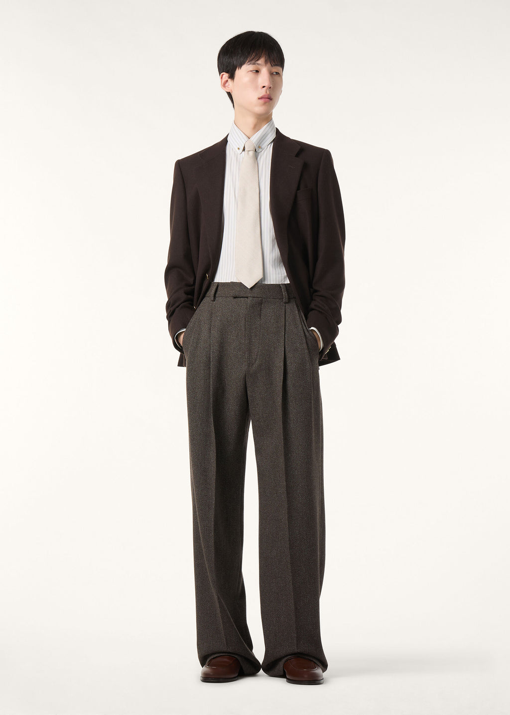Elia Shirt - Grey Stripe