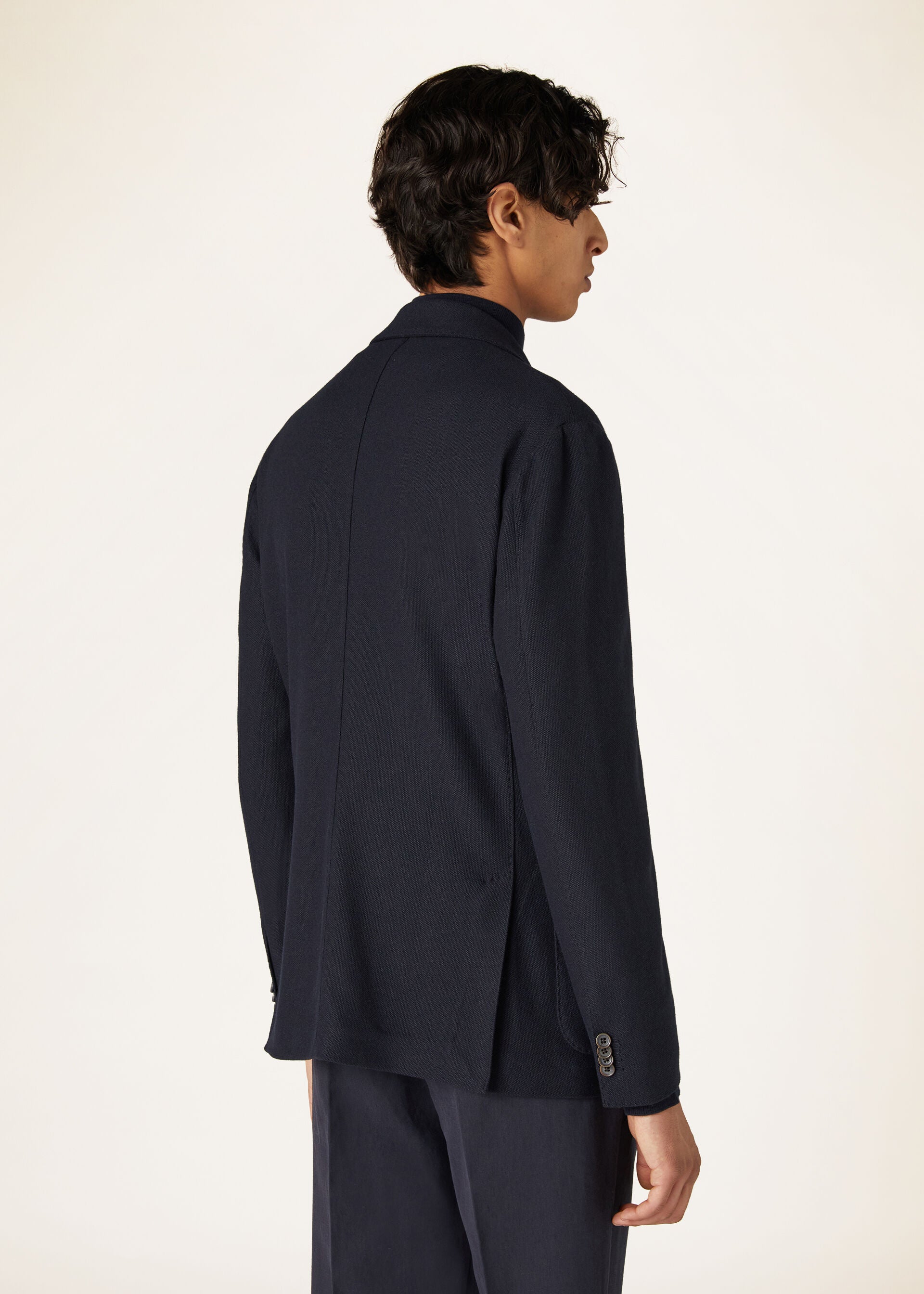 Sweater Jacket - Navy Blue