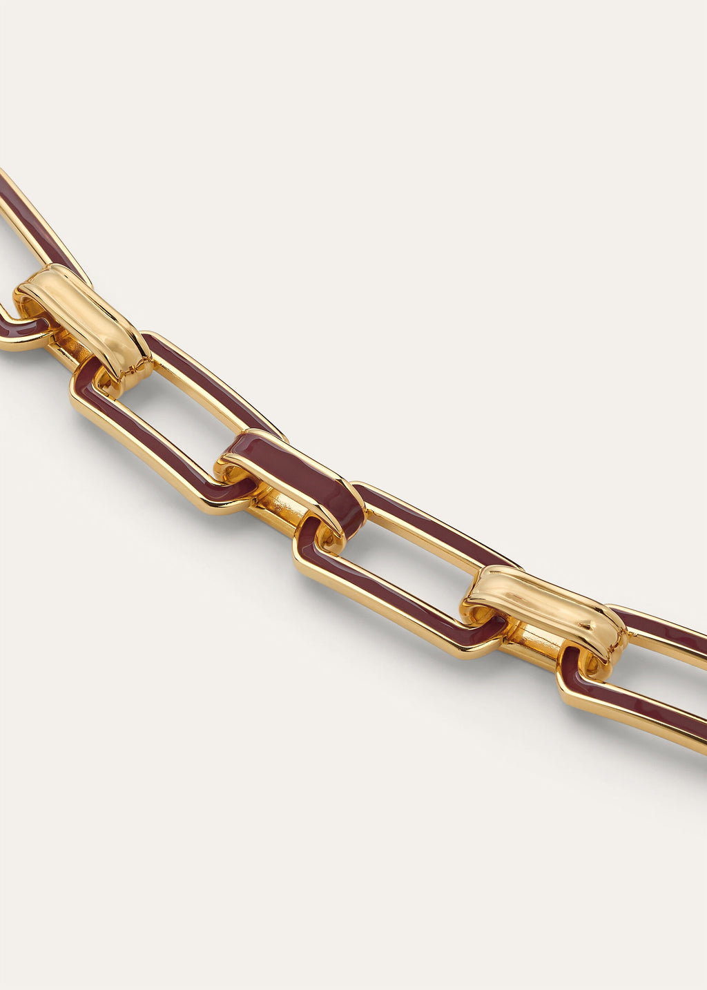 Link Chain Bracelet - Sun Gold/Deep Kummel