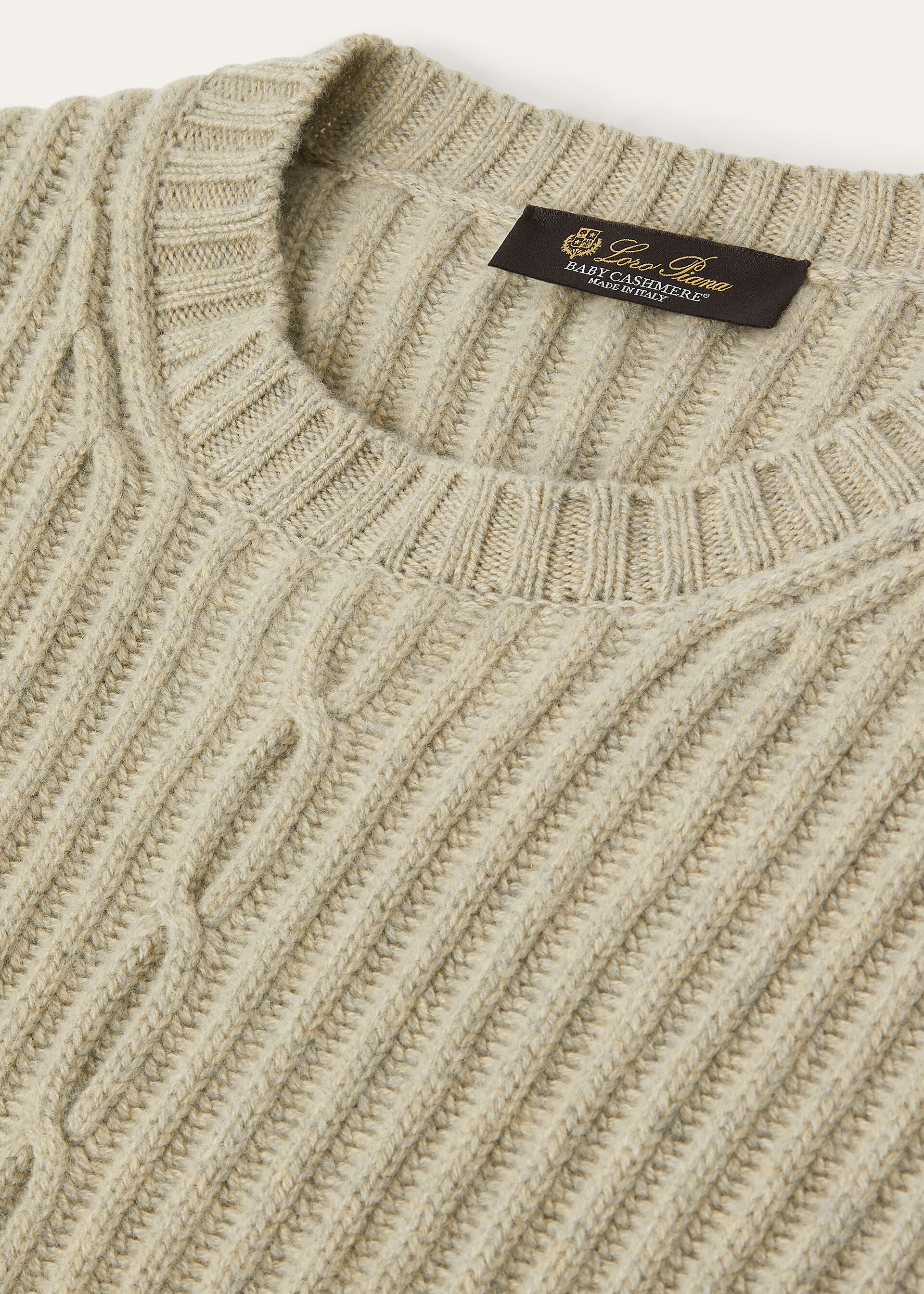 Plane Tree Crewneck - Fall Green Melange