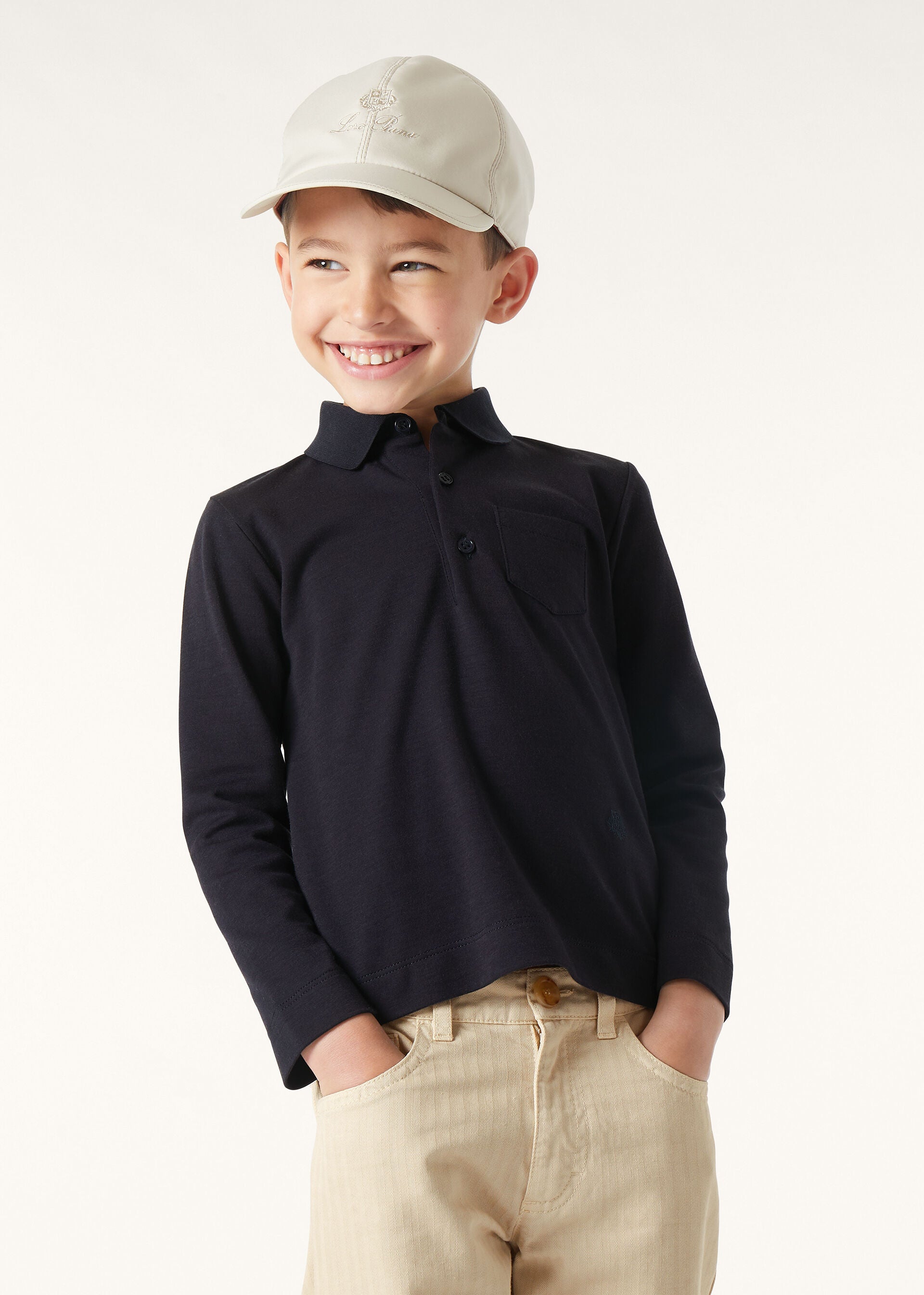 Kid's My-T Polo - Navy Blue