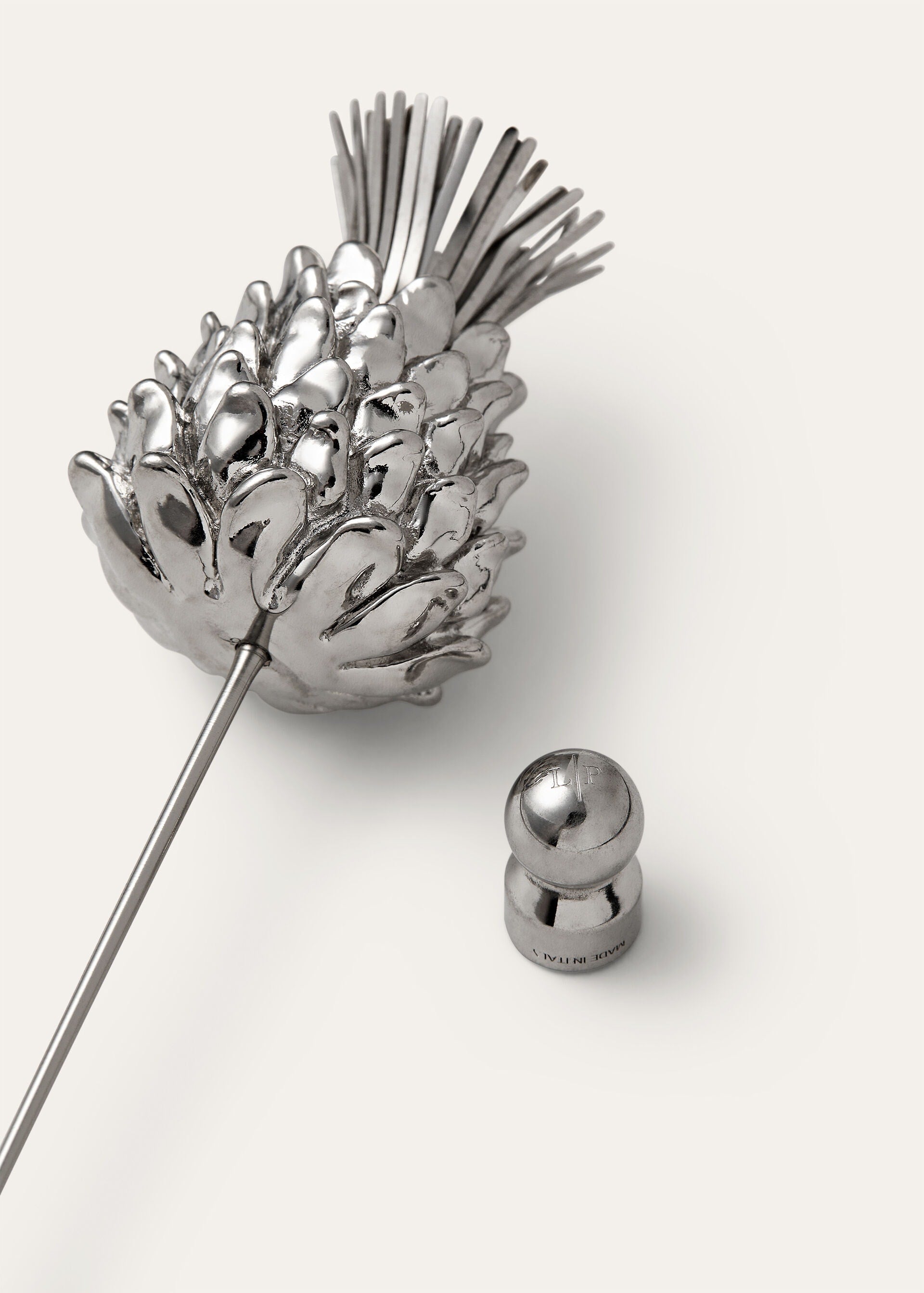 Maxi Cardo Pin - Antique Silver