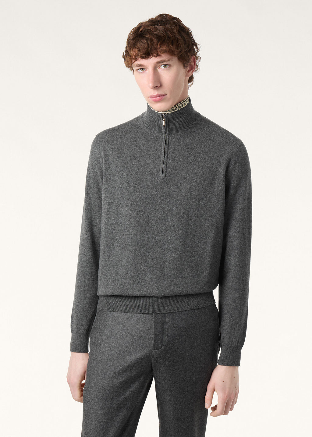 Classic Half-Zip - Gray Melange