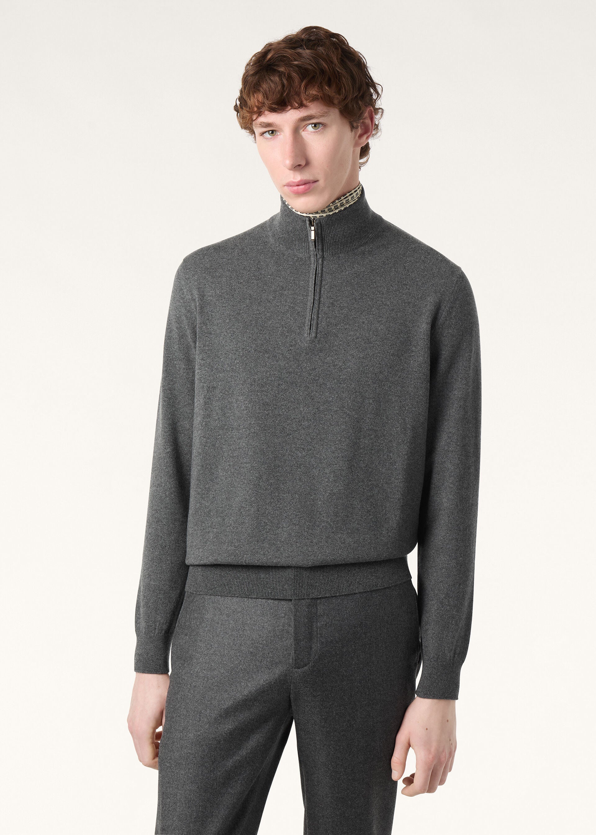 Classic Half-Zip - Gray Melange