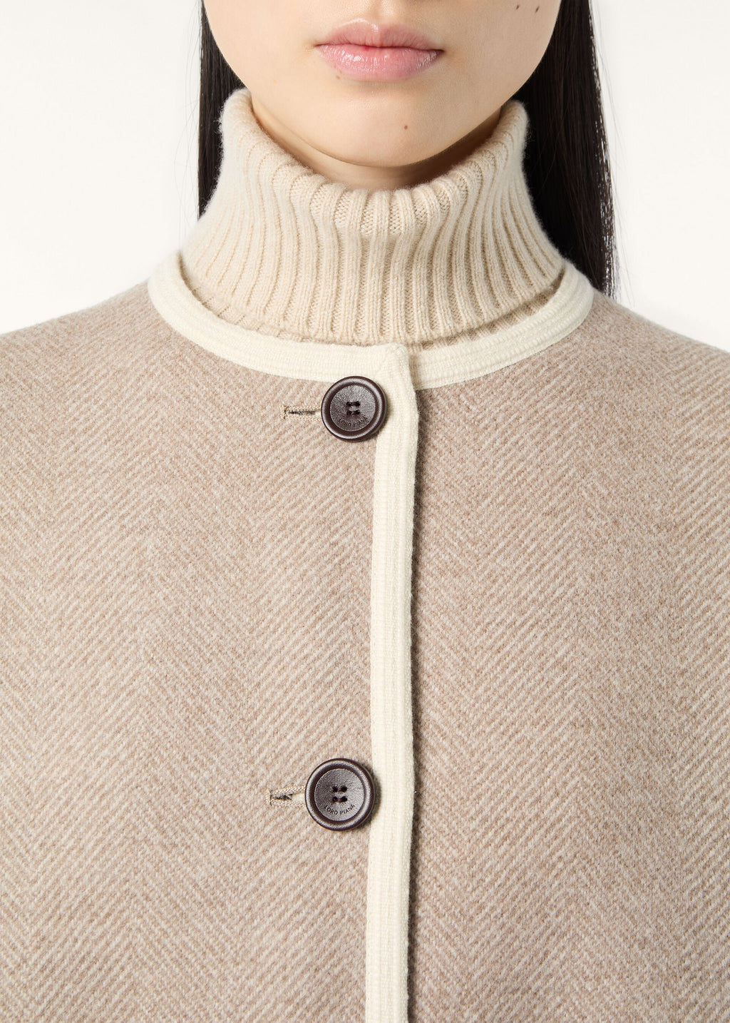 Brock Coat - Nude Beige/Linen