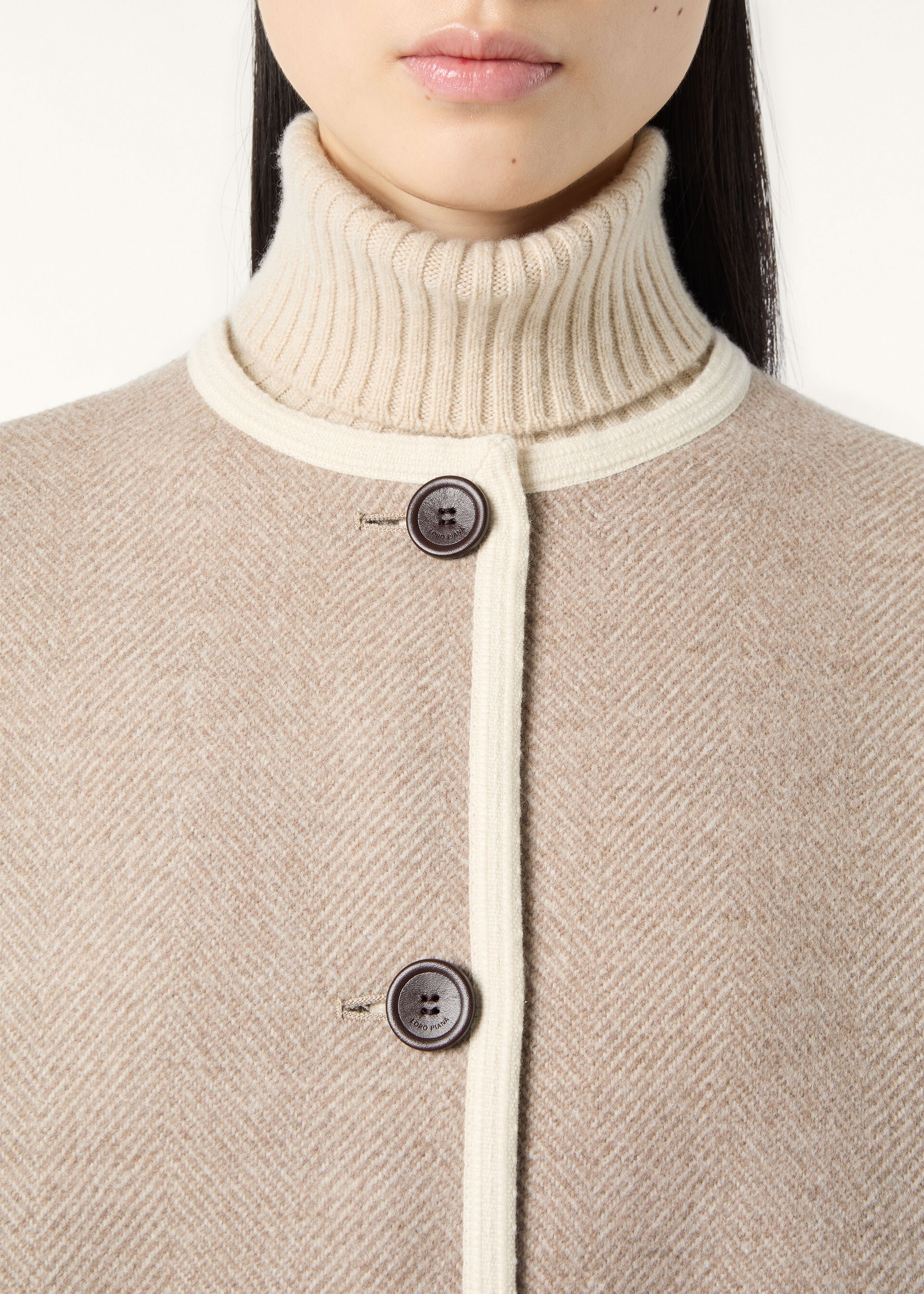 Brock Coat - Nude Beige/Linen
