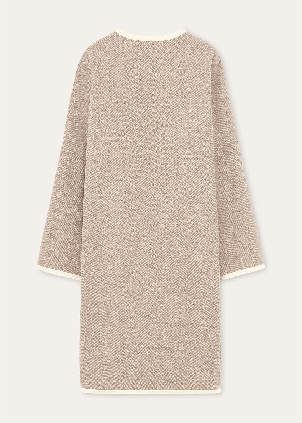 Brock Coat - Nude Beige/Linen