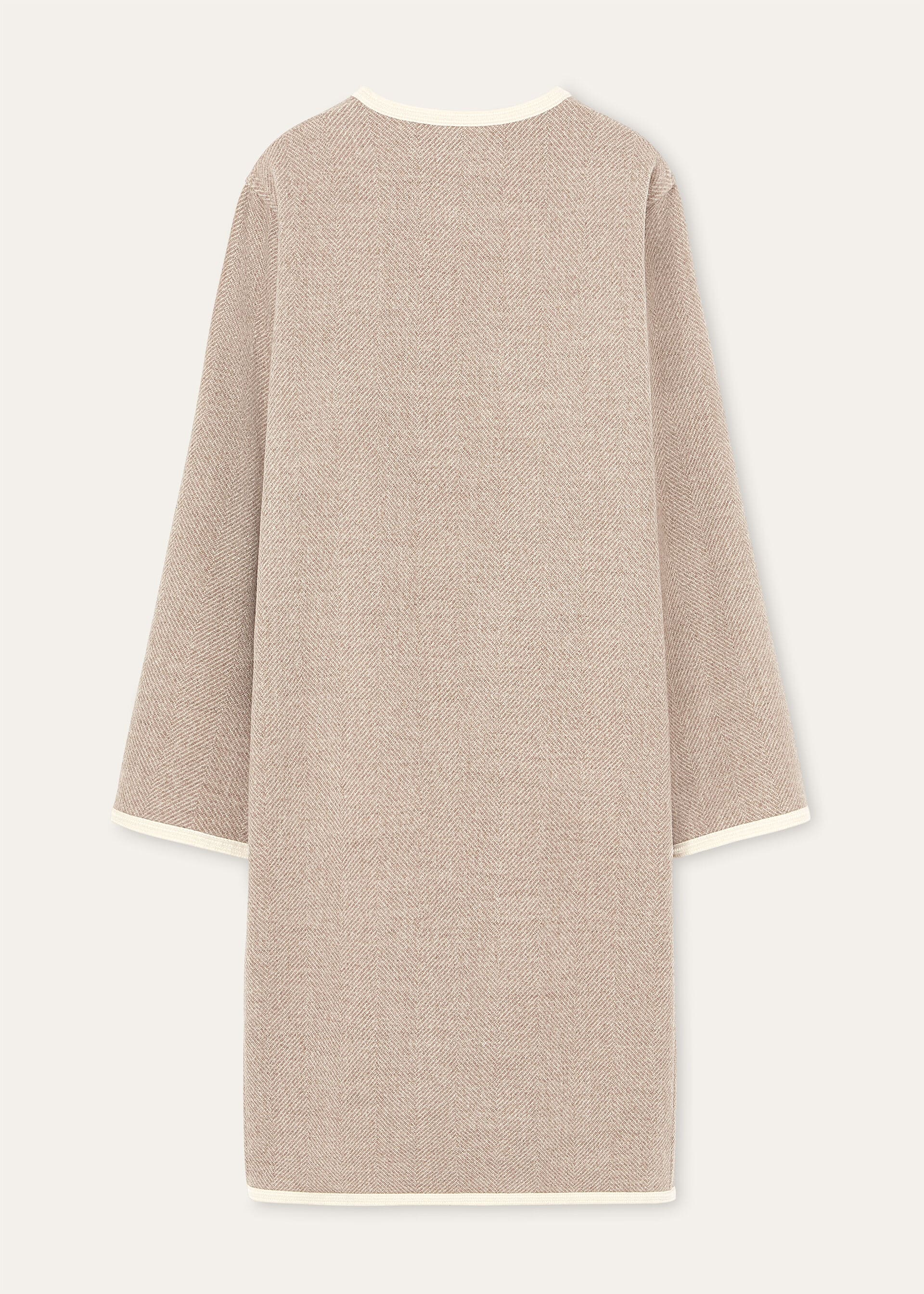 Brock Coat - Nude Beige/Linen