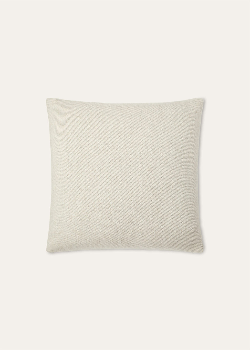 Loro Piana Donegal Cushion - Natural/Steel Tweed