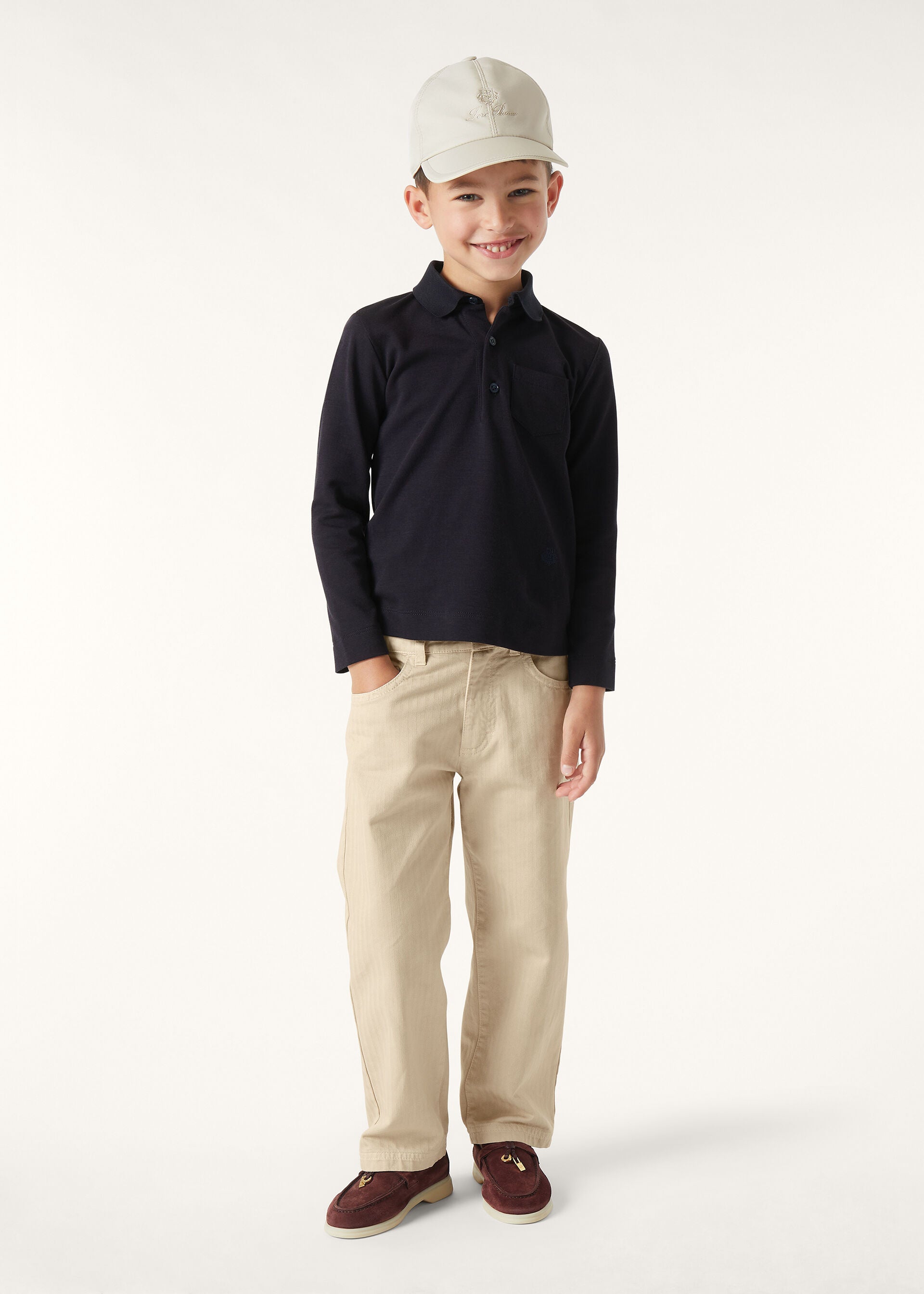 Kid's My-T Polo - Navy Blue