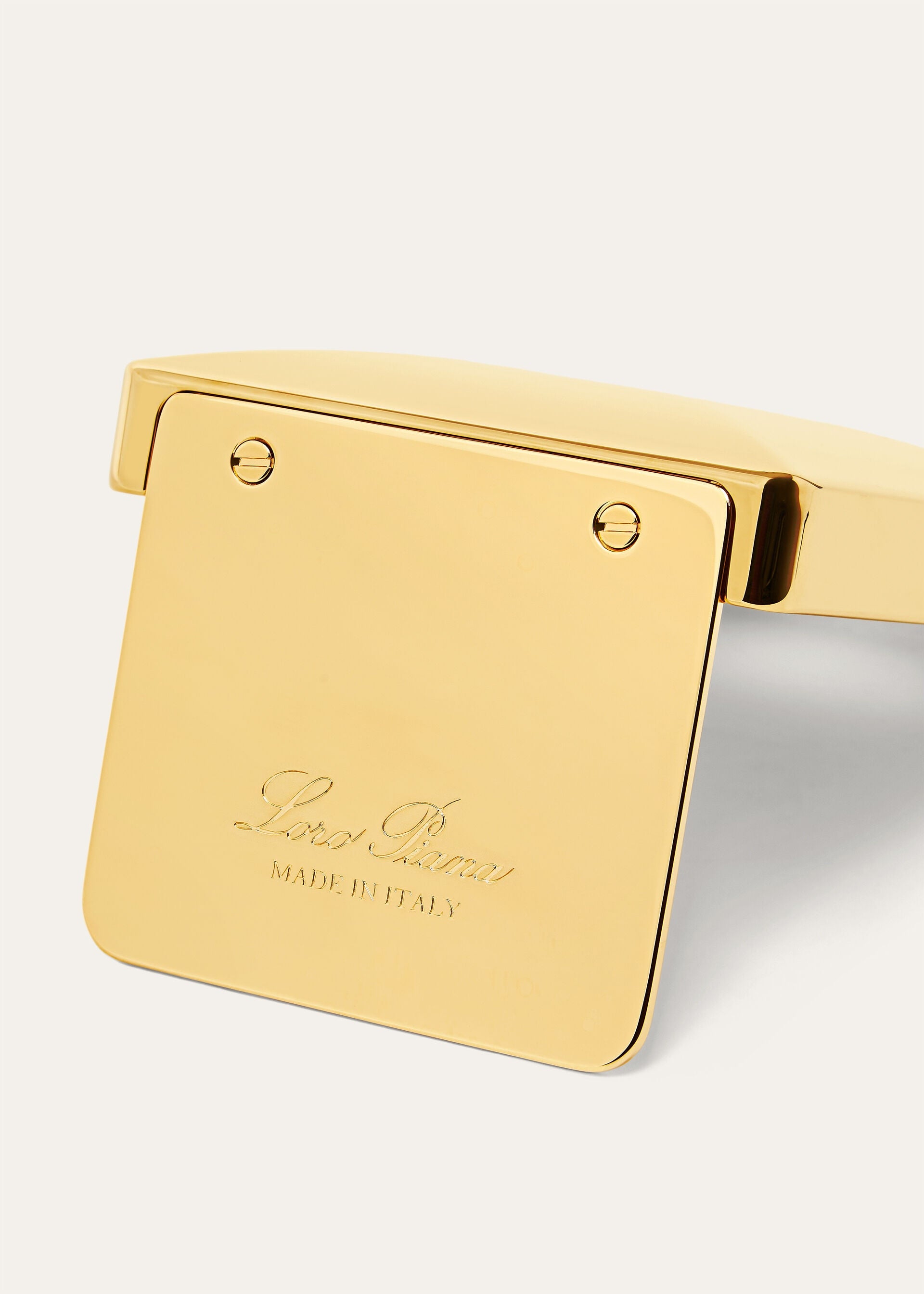 Lock Charm Bookends - Sun Gold/Deep Kummel