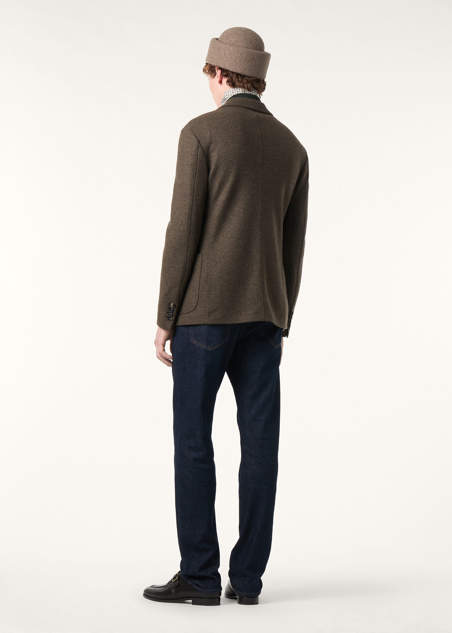 Novalis Sweater Jacket - Deep Oak