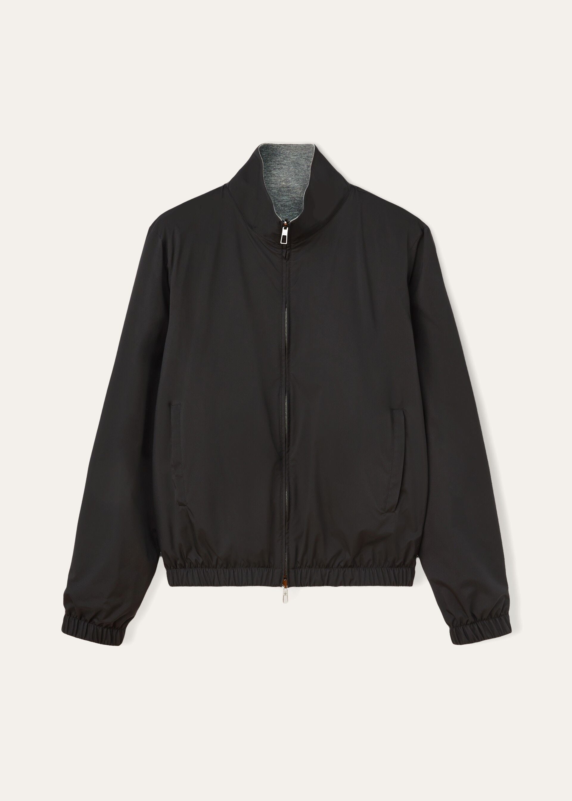 Loro Piana Bomber Jacket - Onyx/Flannel Melange