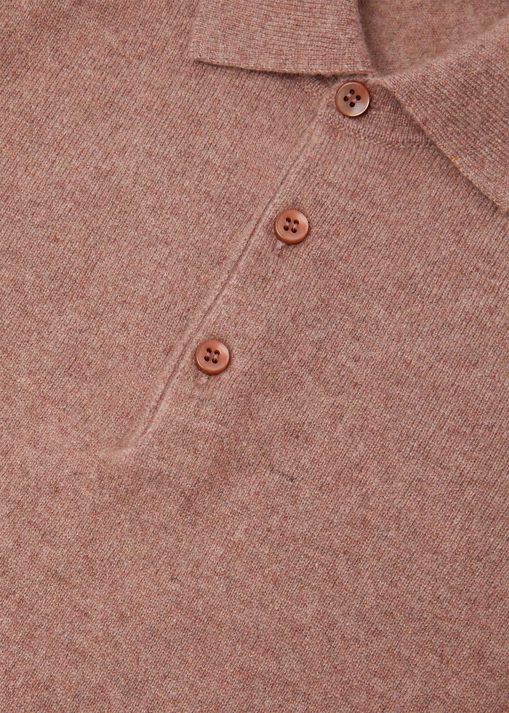 Loro Polo Shirt - Red Sand Melange