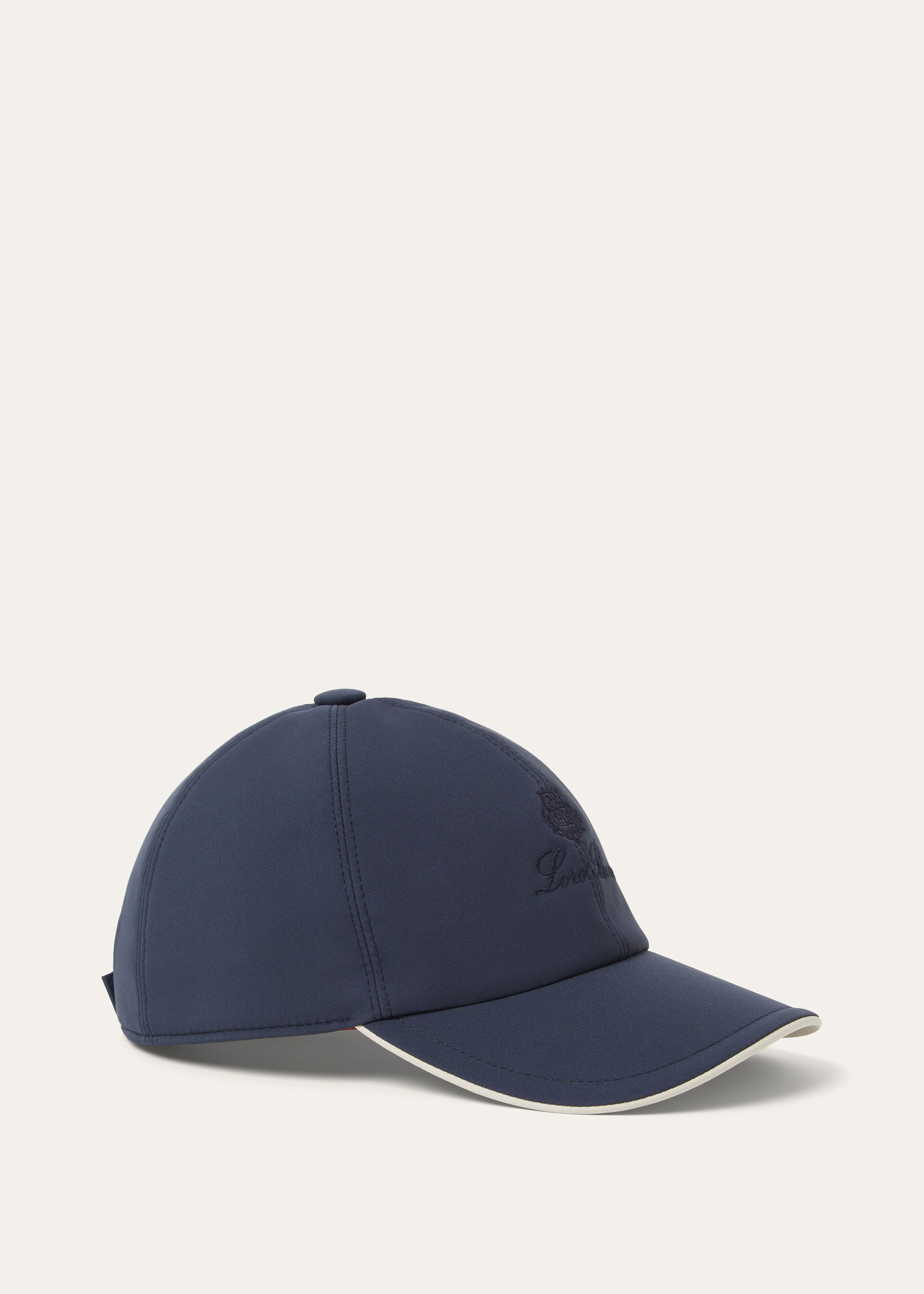 Baby Baseball Cap - Navy Blue/Ivory