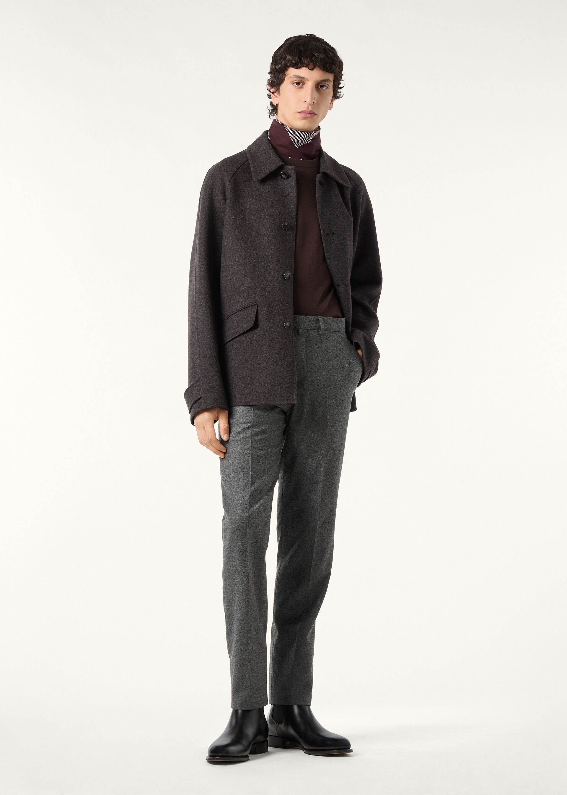 Carlo Pants - London Smoke Melange