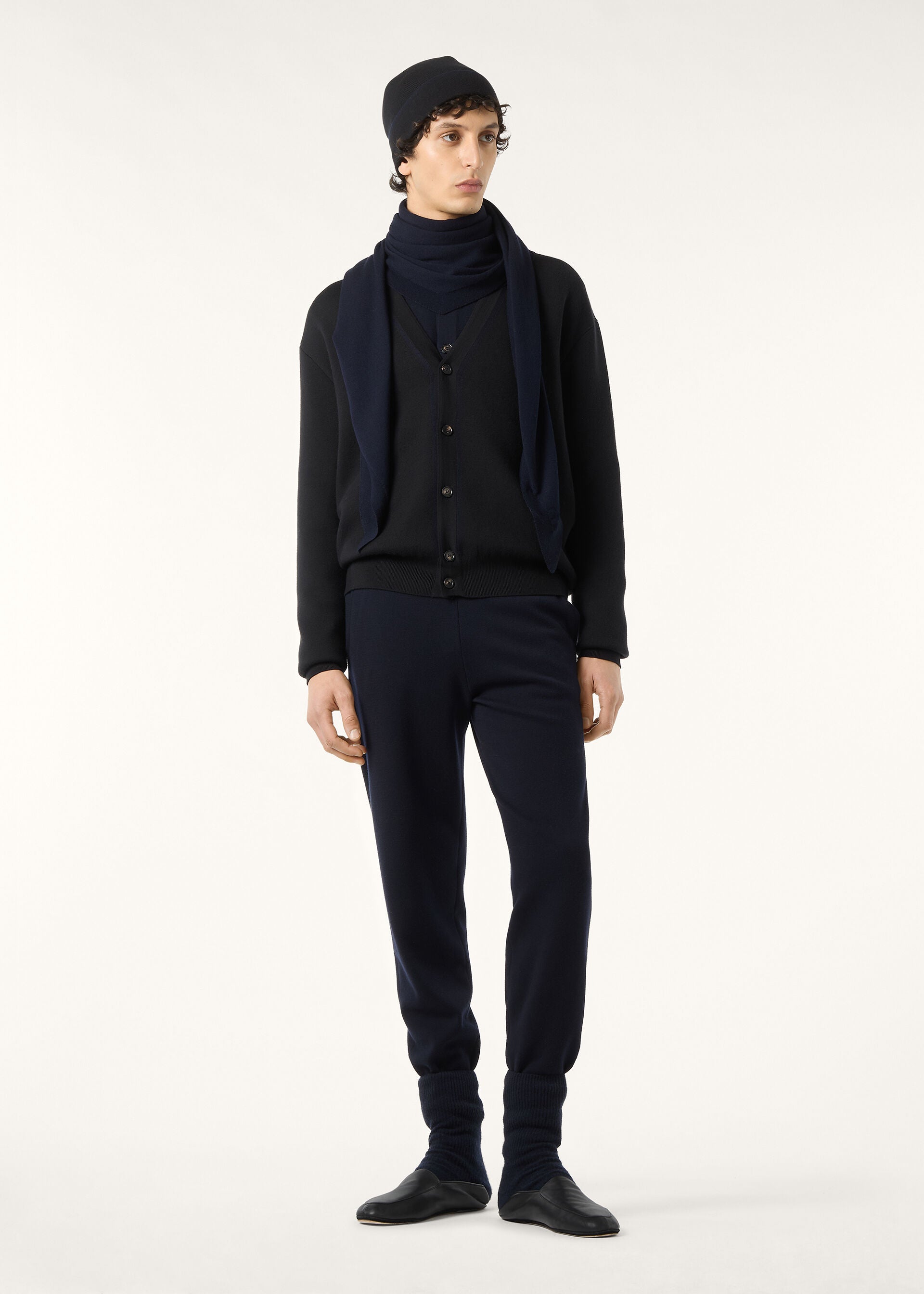 The Gift of Kings® Cardigan - Black/Blue