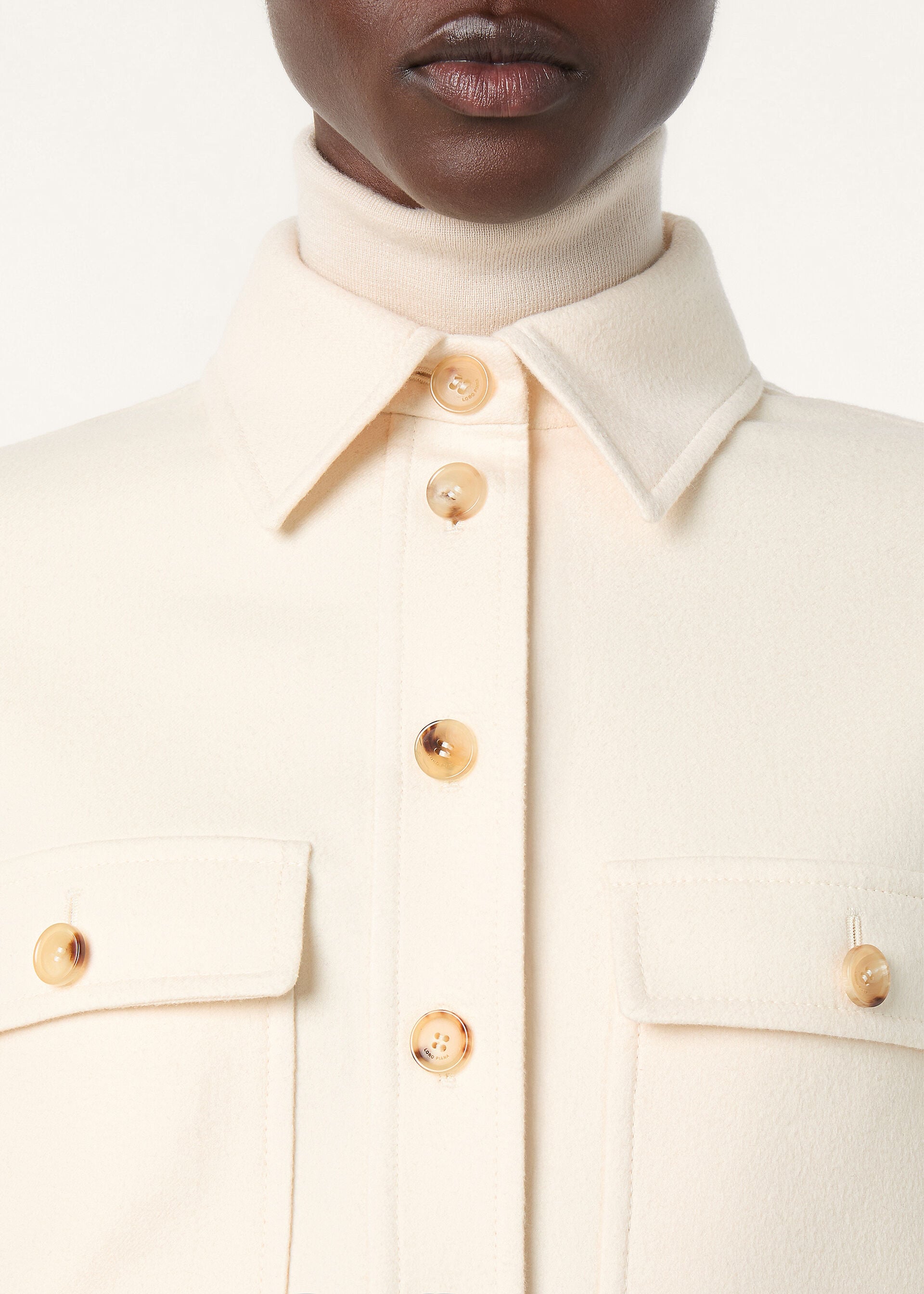 Yannis Overshirt - Nut Milk