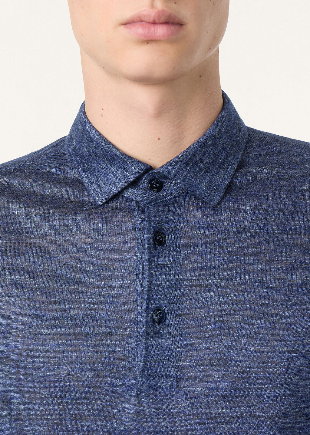 Gargano Polo Shirt - Wild Blue Melange