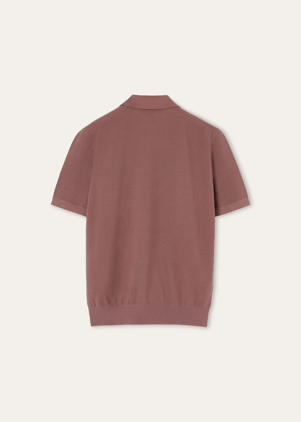 Buttonless Polo Shirt - Curry Rose