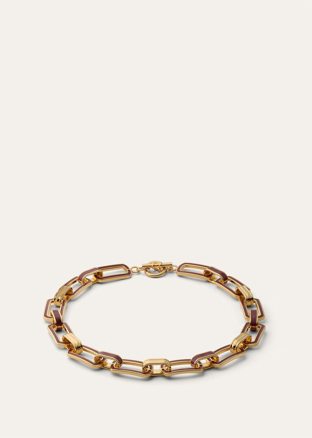 Link Chain Necklace - Sun Gold/Deep Kummel