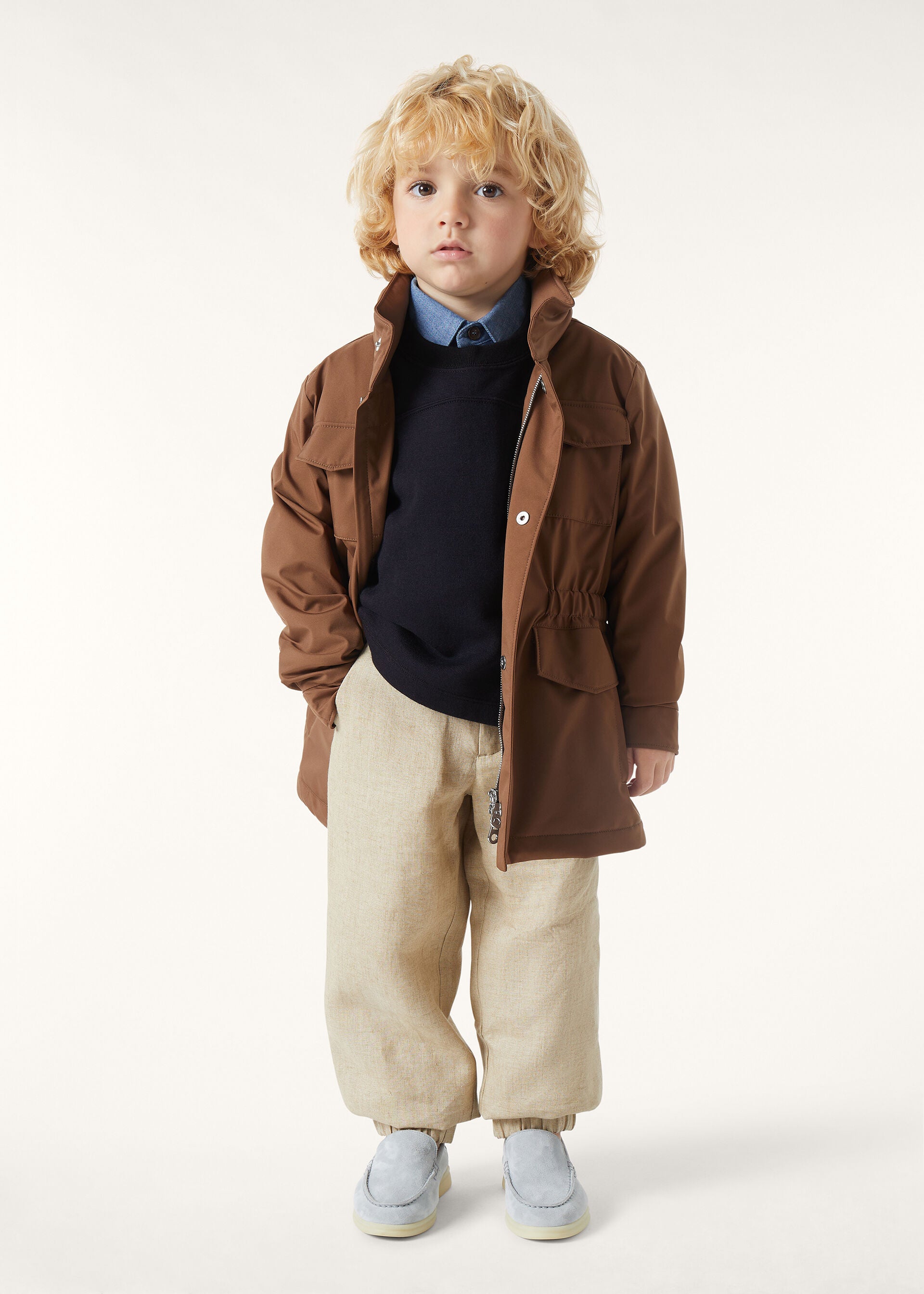 Kid's Viera Crewneck - Navy Blue