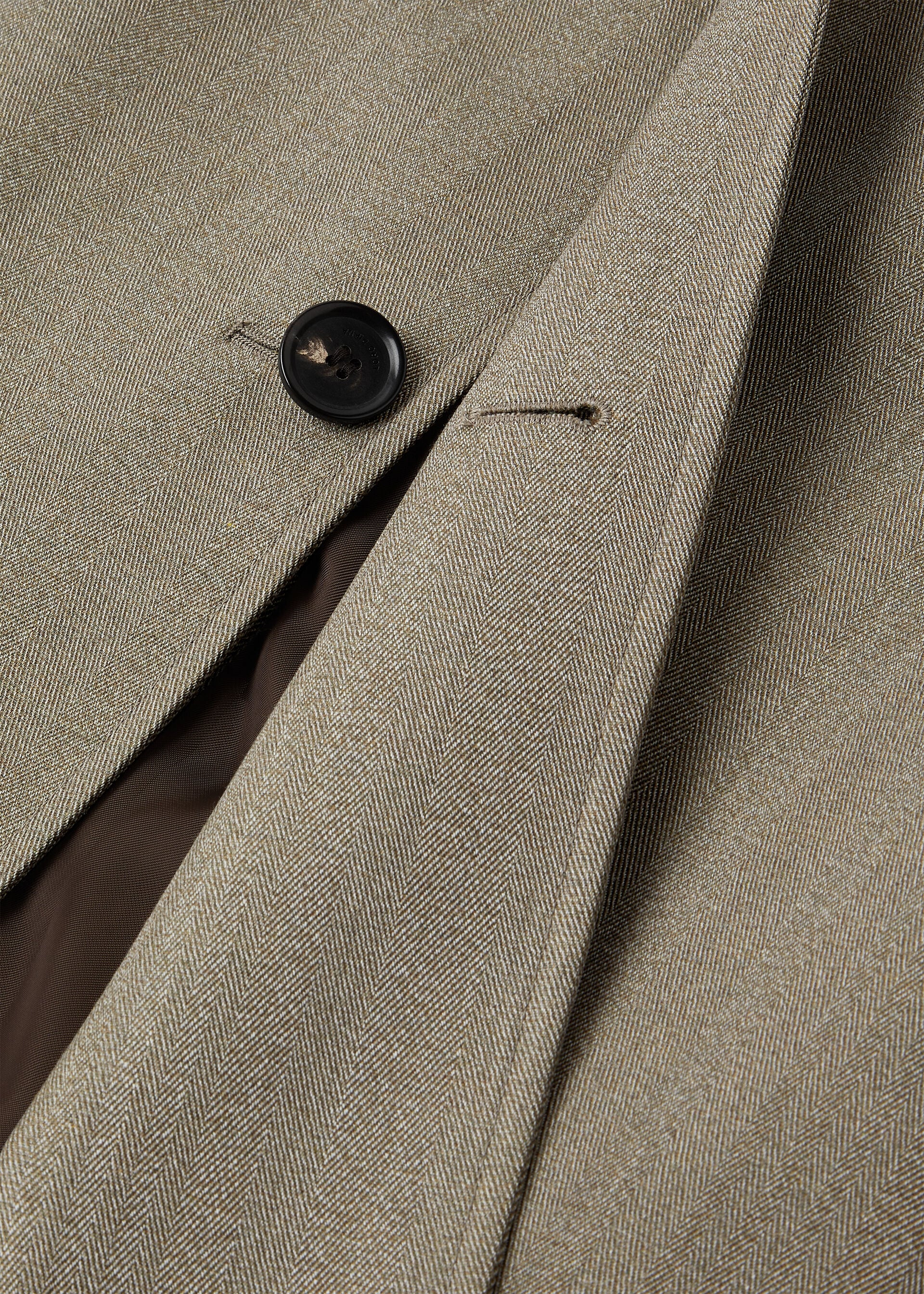 Winston Coat - Green Chevron